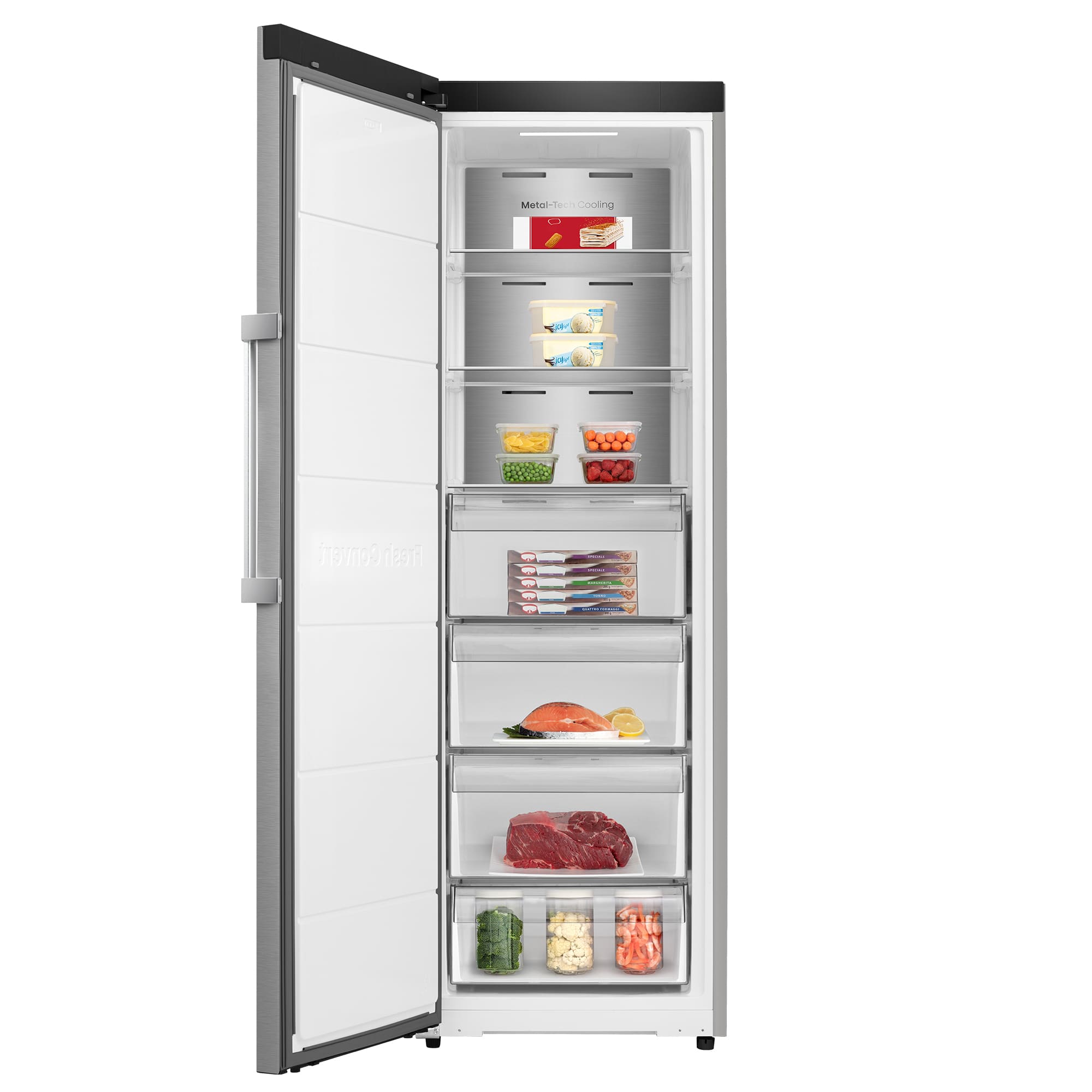 Hisense - FT3K310SAIE1 – 1 Puerta De Libre Instalación Kitchen Fit, Clase E, Capacidad 312L, Color Inox