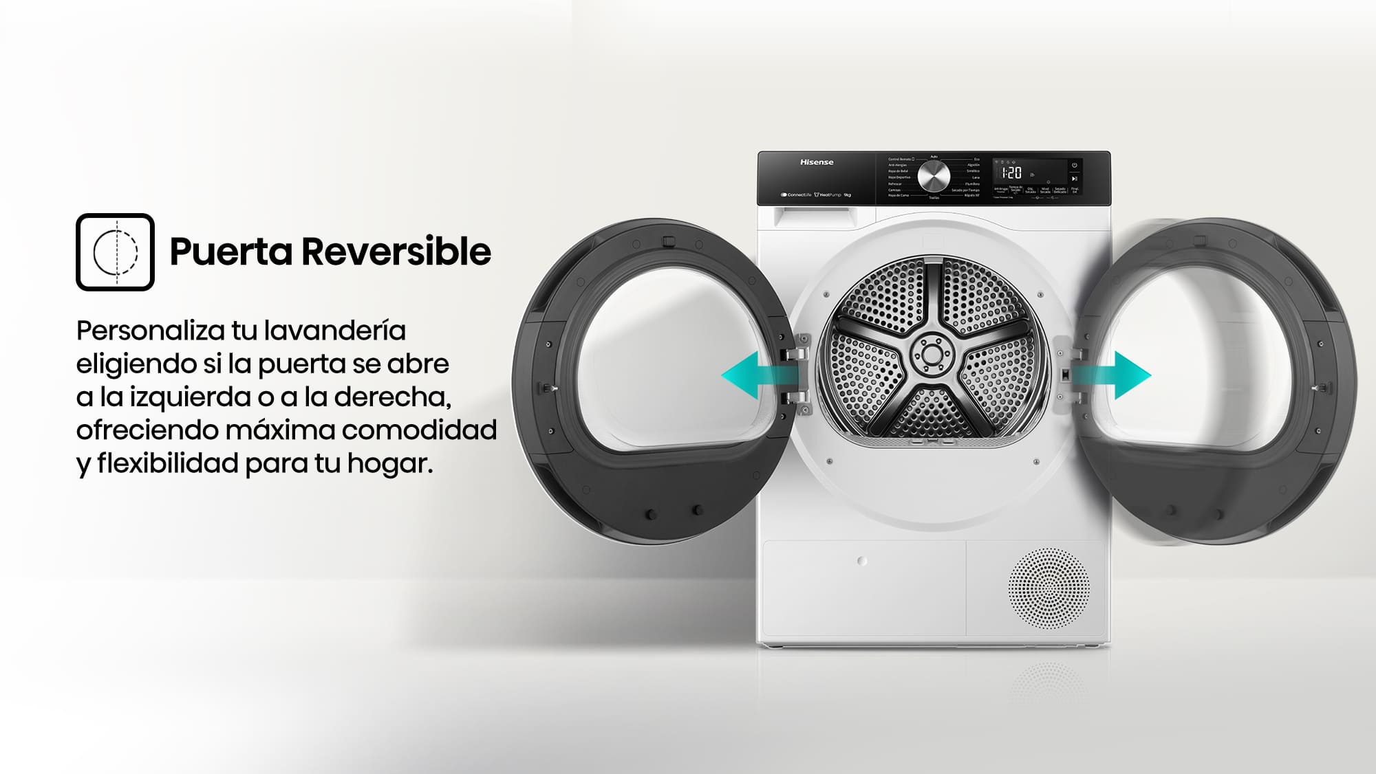 13 puerta reversible