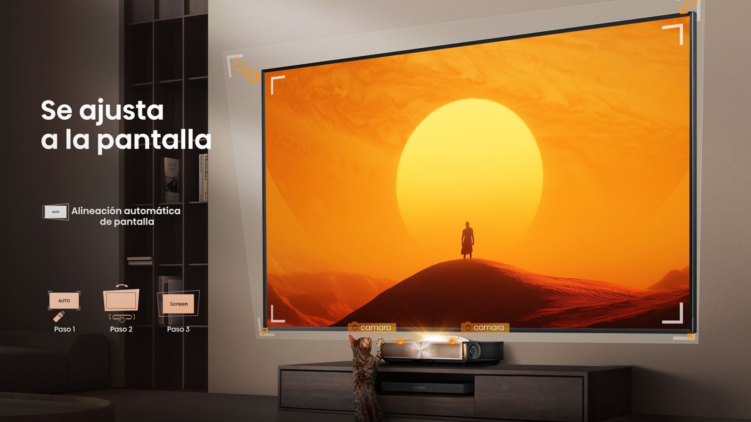 Alineación automática de pantalla