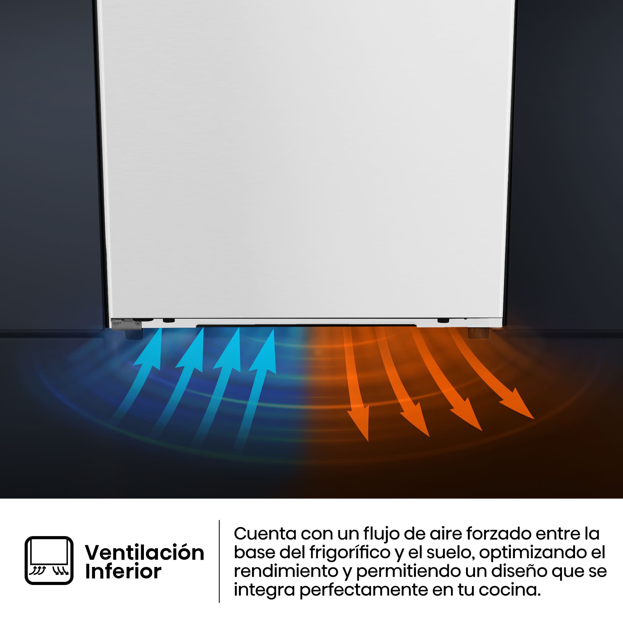 Hisense - FT3K310SEWE1 – 1 Puerta De Libre Instalación Kitchen Fit, Clase E, Capacidad 312L, Color Blanco