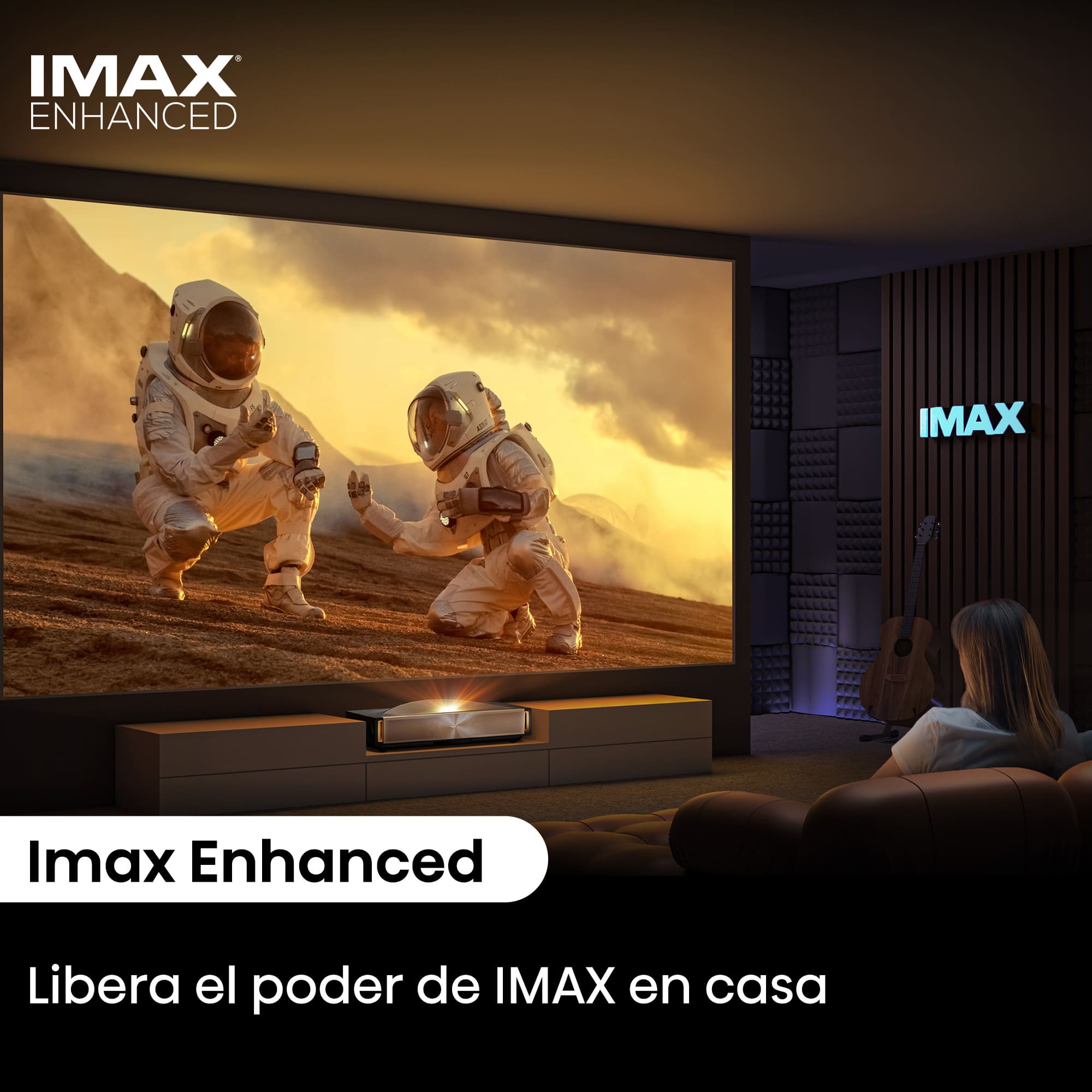 Hisense - Hisense L9Q Proyector Láser 4K UHD HDR10+ & HLG Smart TV