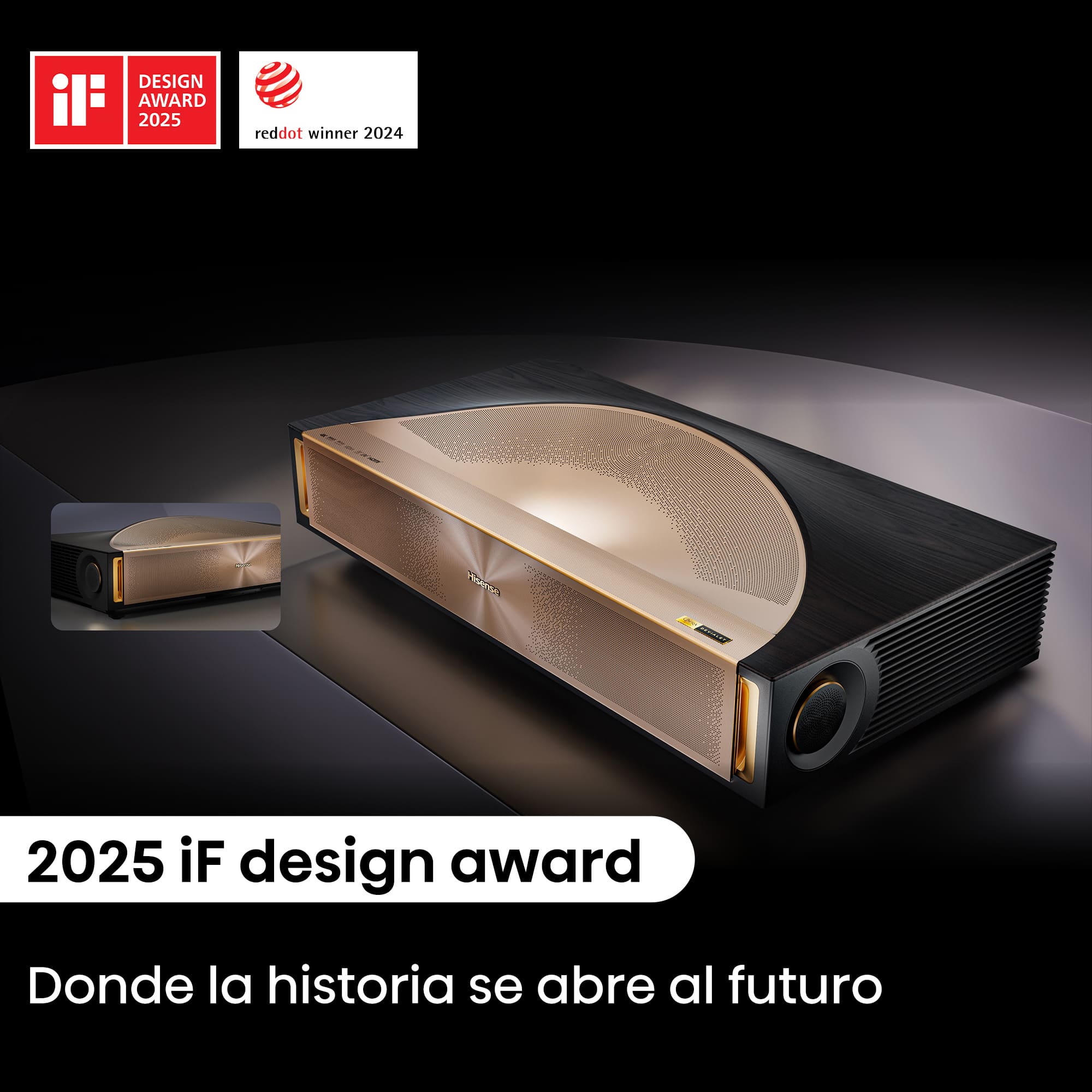 Hisense - Hisense L9Q Proyector Láser 4K UHD HDR10+ & HLG Smart TV