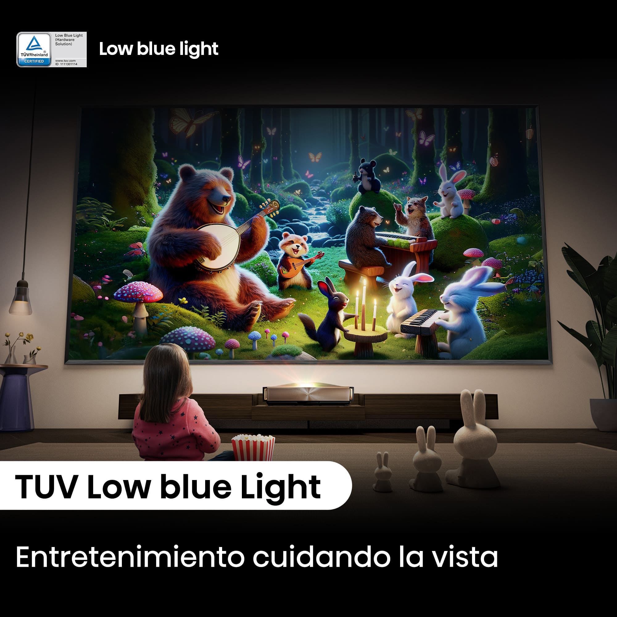 Hisense - Hisense L9Q Proyector Láser 4K UHD HDR10+ & HLG Smart TV