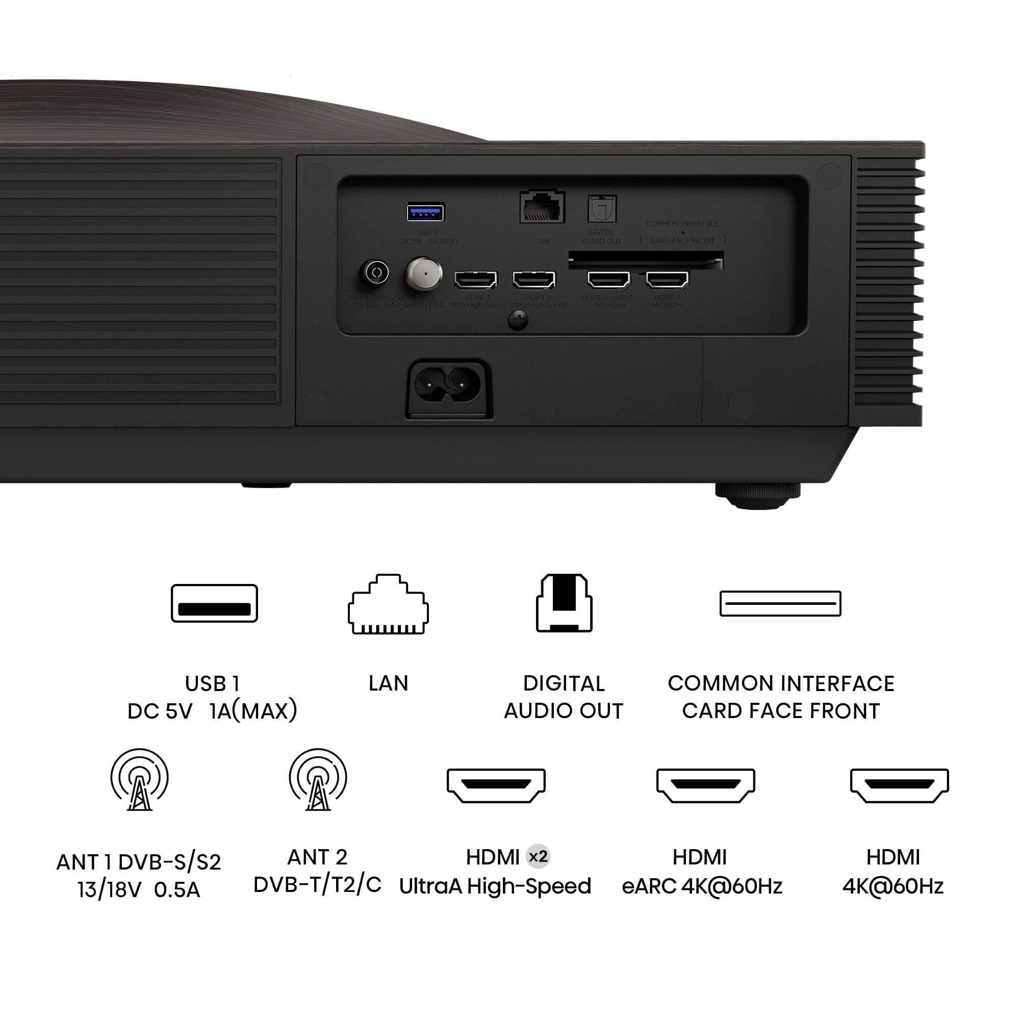 Hisense - Hisense L9Q Proyector Láser 4K UHD HDR10+ & HLG Smart TV