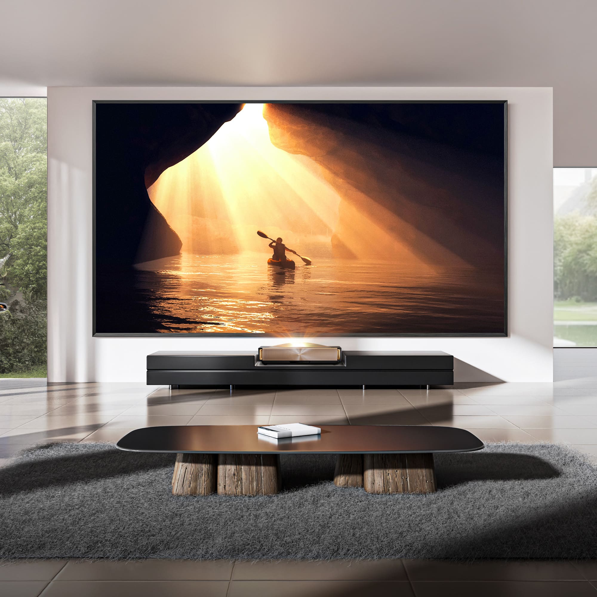 Hisense - Hisense L9Q Proyector Láser 4K UHD HDR10+ & HLG Smart TV