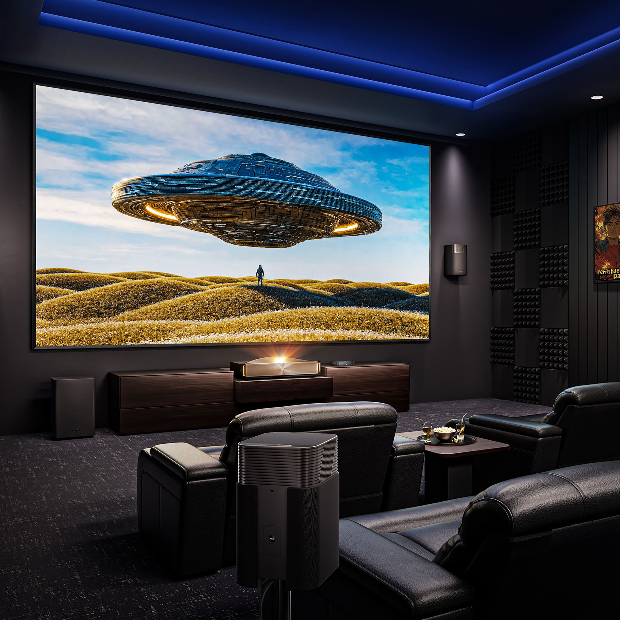 Hisense - Hisense L9Q Proyector Láser 4K UHD HDR10+ & HLG Smart TV