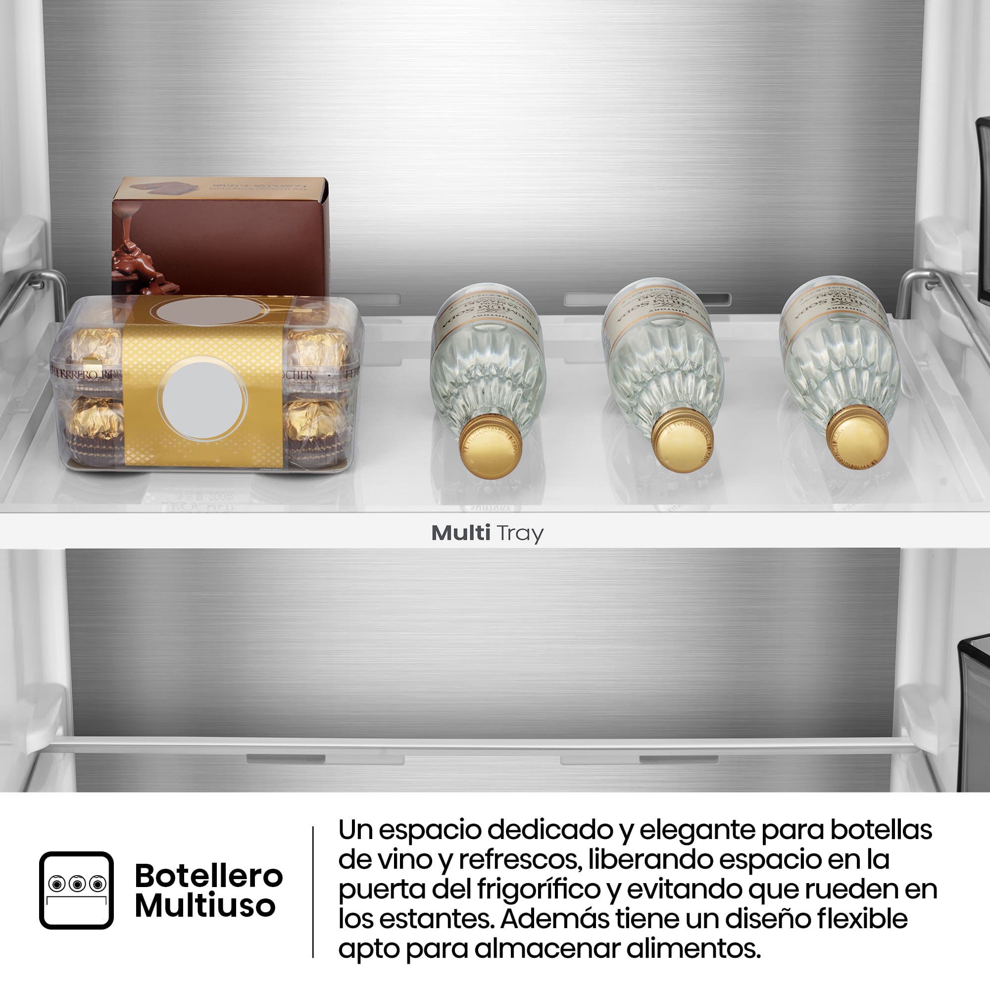 Hisense - RB5P410SACA – Combi 2 Puertas De Libre Instalación, Clase A, Capacidad 413L, Color Inox