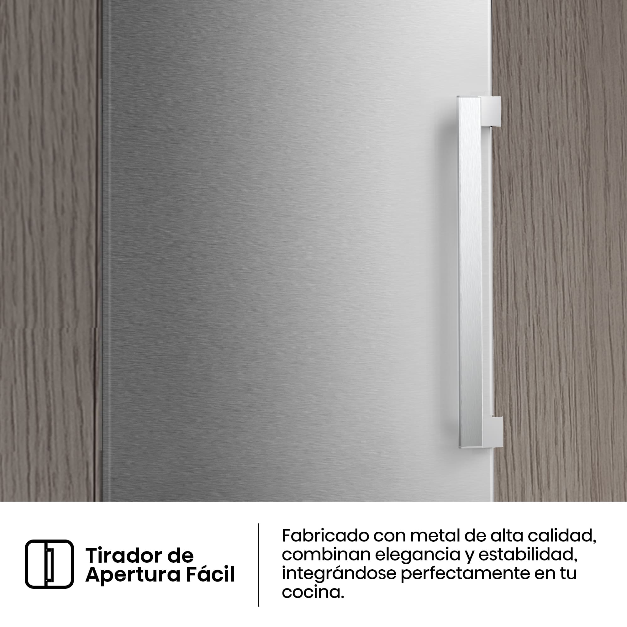 Hisense - FT3K310SAIE1 – 1 Puerta De Libre Instalación Kitchen Fit, Clase E, Capacidad 312L, Color Inox