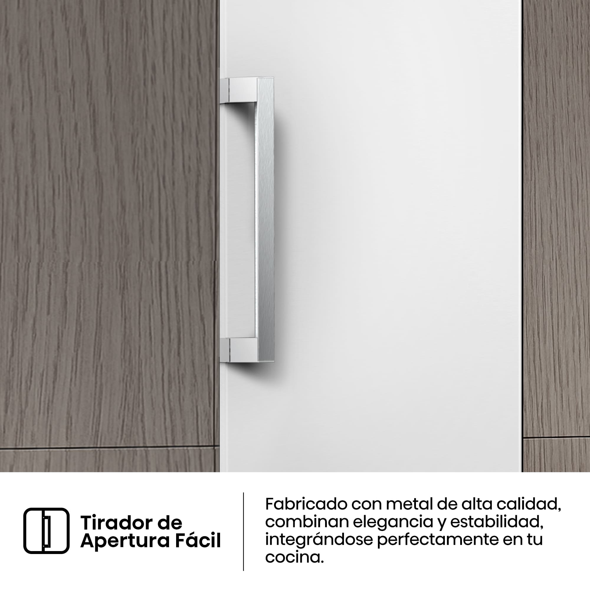 Hisense - RL3K370SEWE1 – Frigorífico 1 Puerta Kitchen Fit de Libre Instalación, Clase E, Capacidad 372L, Color Blanco