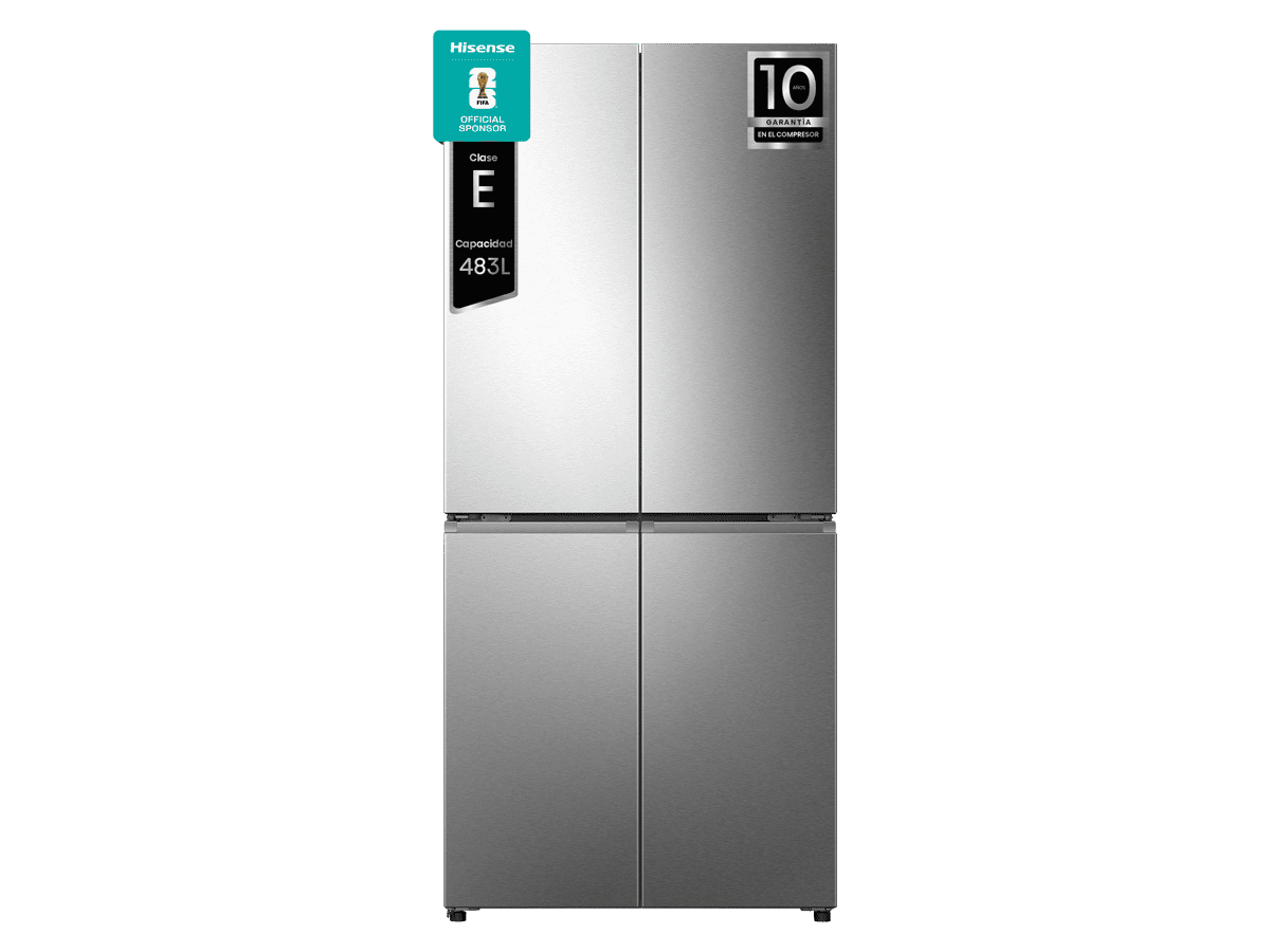RQ5P470SEIE - Frigorífico Americano 4 Puertas, Clase E , 483L, Inox