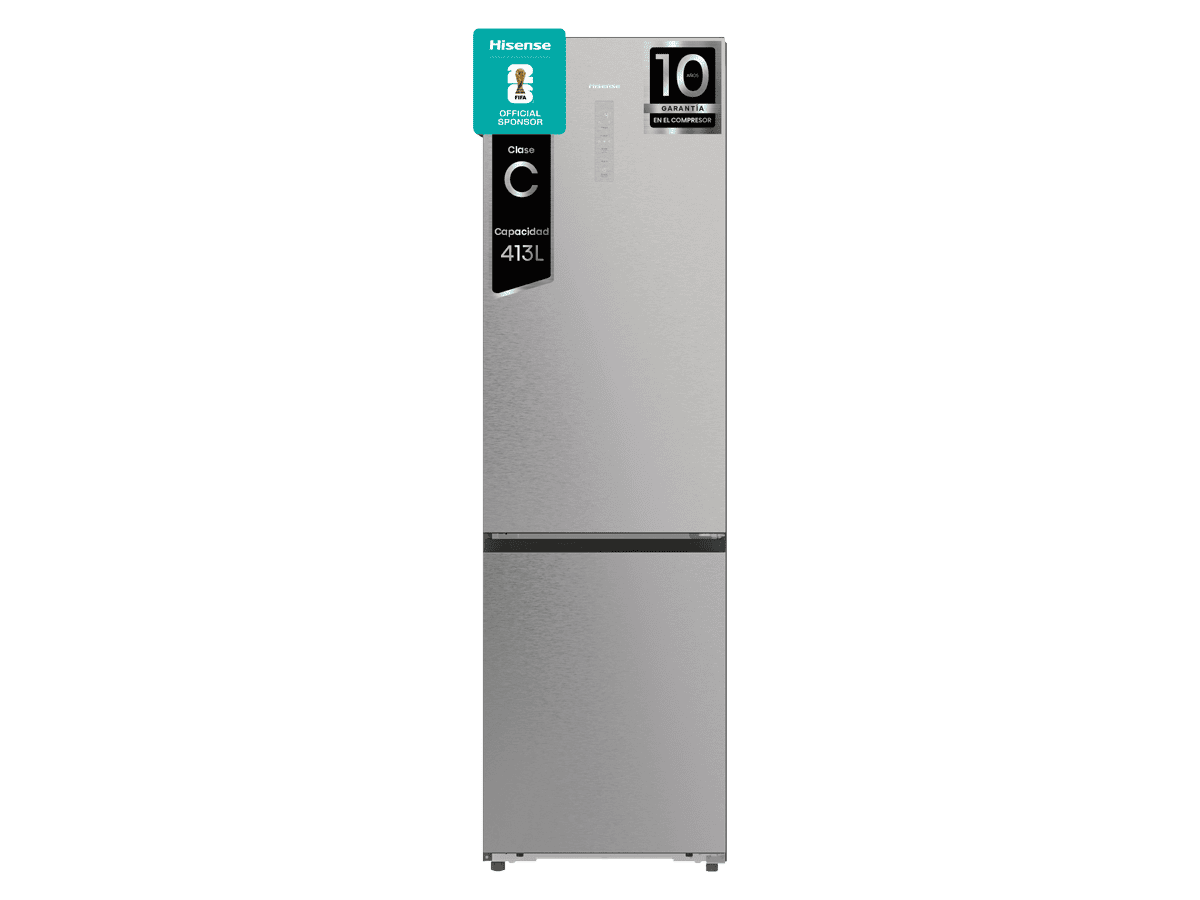 RB5P410SACC - Frigorífico Combi 2 Puertas, Clase C, Capacidad 413L, Color inox