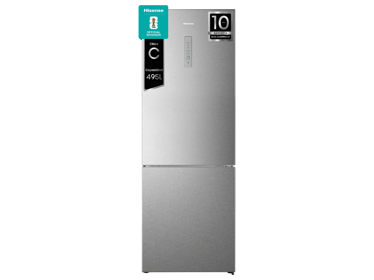 RB645N4BIC - Frigorífico Combi 2 Puertas, Clase C, Capacidad 495L, Color Inox