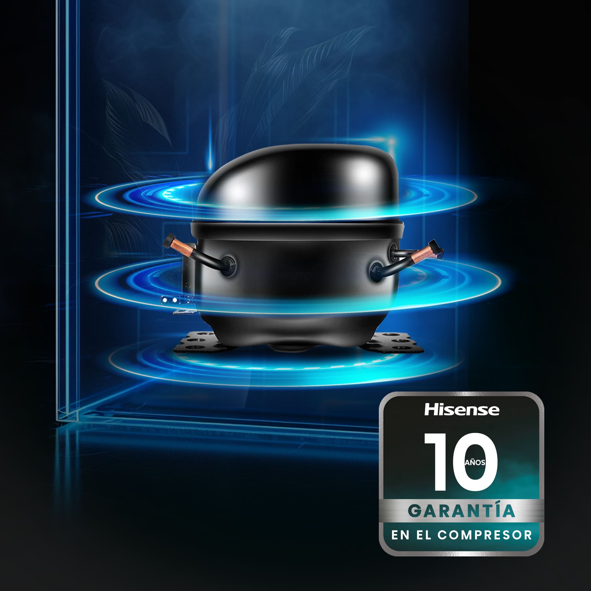 Hisense - RB3K330SAIC – Combi 2 Puertas  Kitchen Fit de Libre Instalación, Clase C, Capacidad 330L, Color Inox