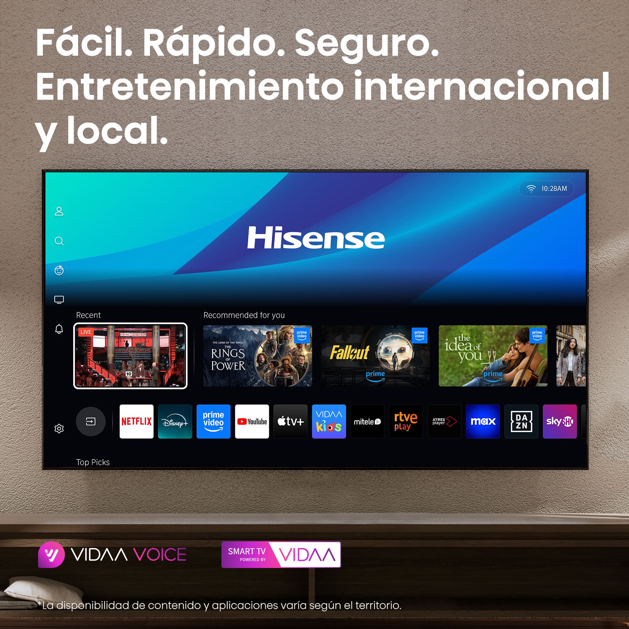 Hisense - Serie MX MicroLED TV 136MX, Tecnología MicroLED, 4K 120 Hz nativos