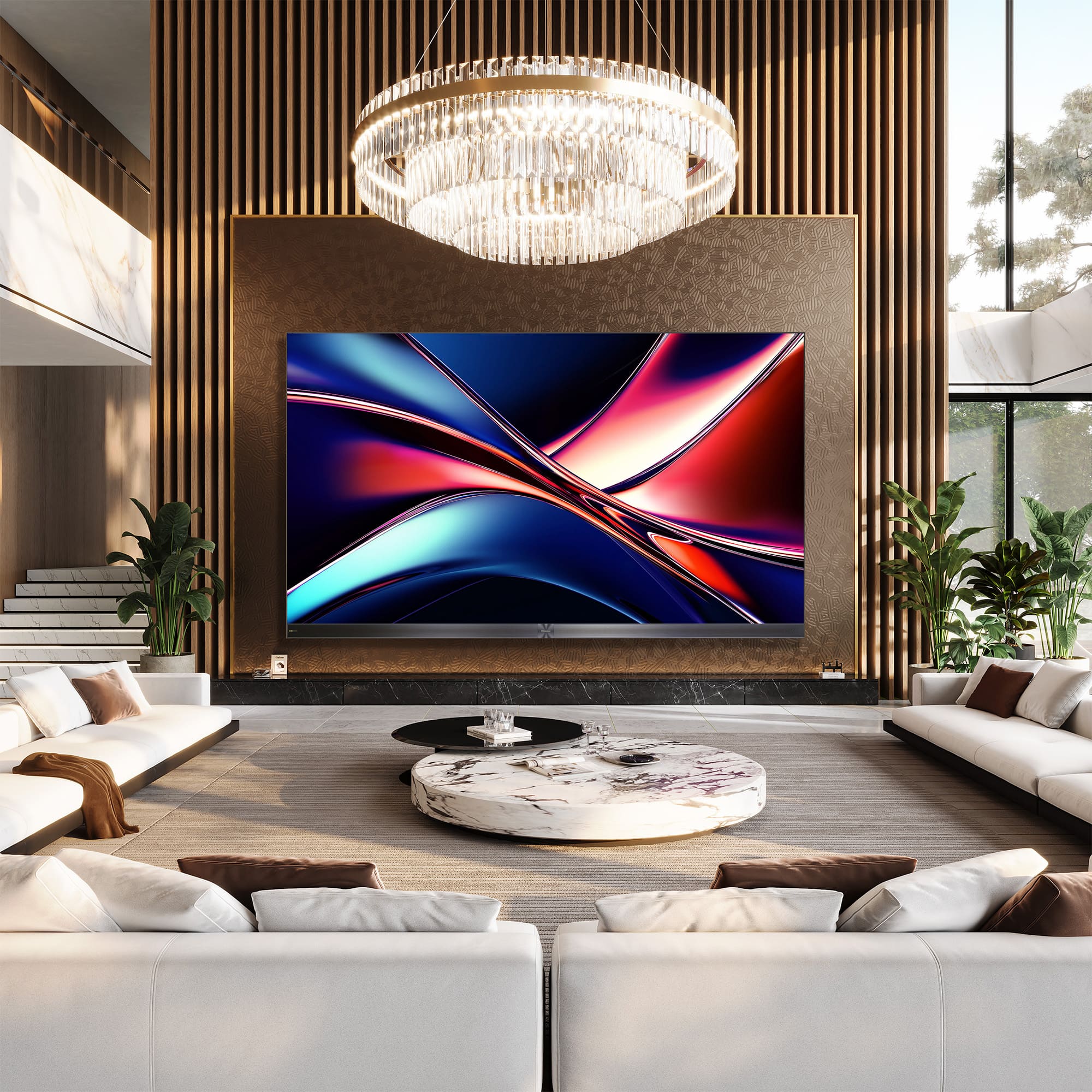 Hisense - Serie MX MicroLED TV 136MX, Tecnología MicroLED, 4K 120 Hz nativos