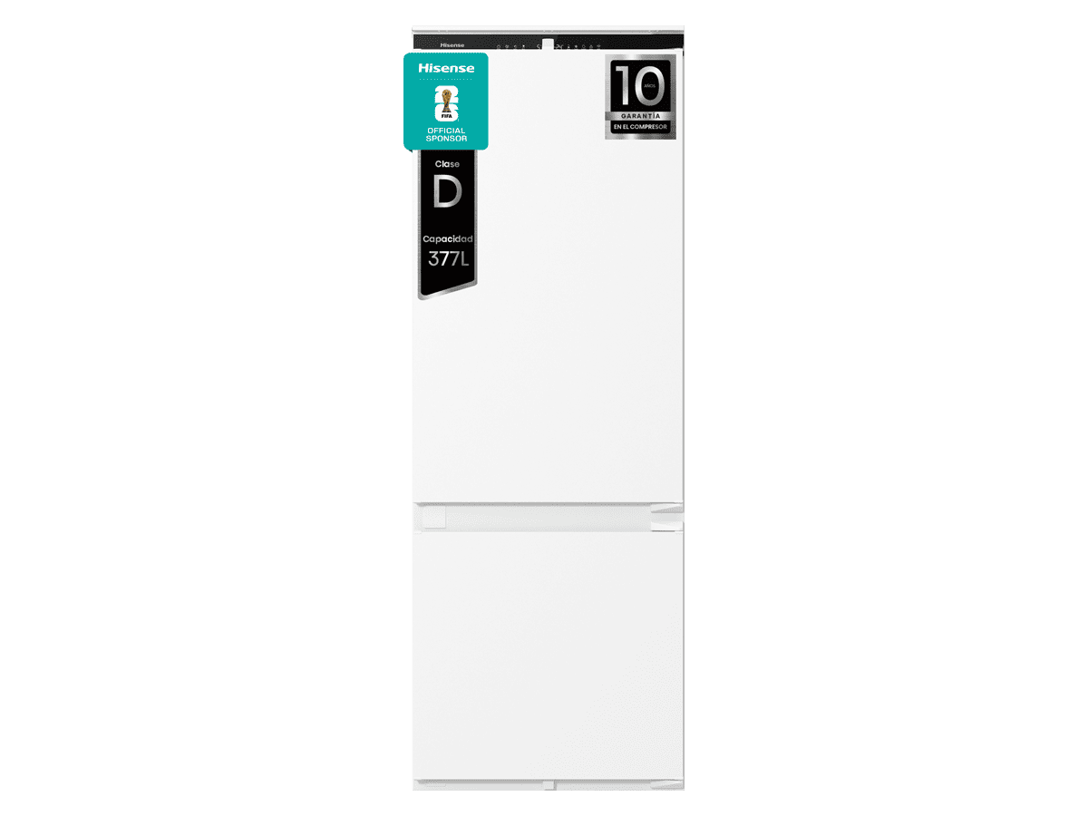 RB3B370SAWD1 - Frigorífico Combi 2 Puertas De Integración Puerta Deslizante, Clase D, Capacidad 377L, Color Blanco