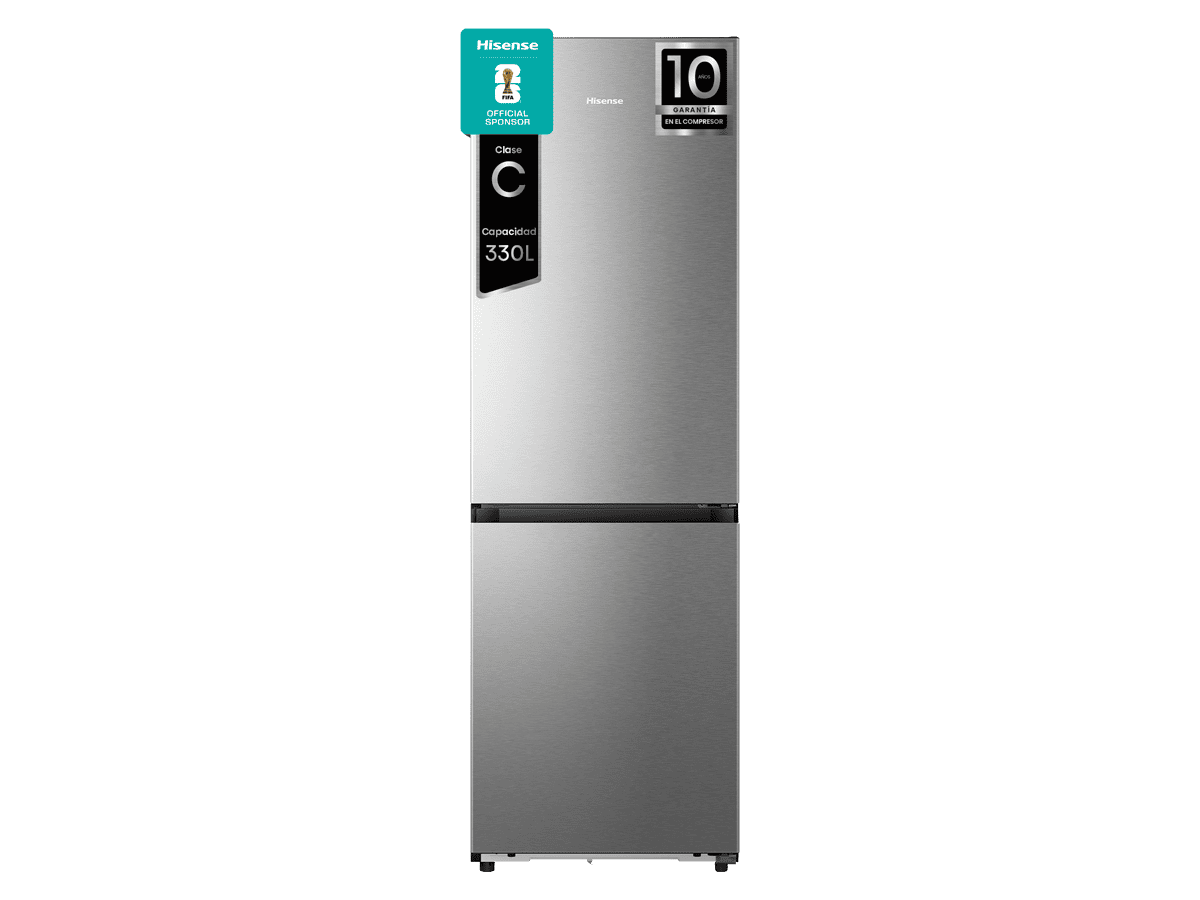 RB3K330SAIC - Combi 2 Puertas  Kitchen Fit de Libre Instalación, Clase C, Capacidad 330L, Color Inox
