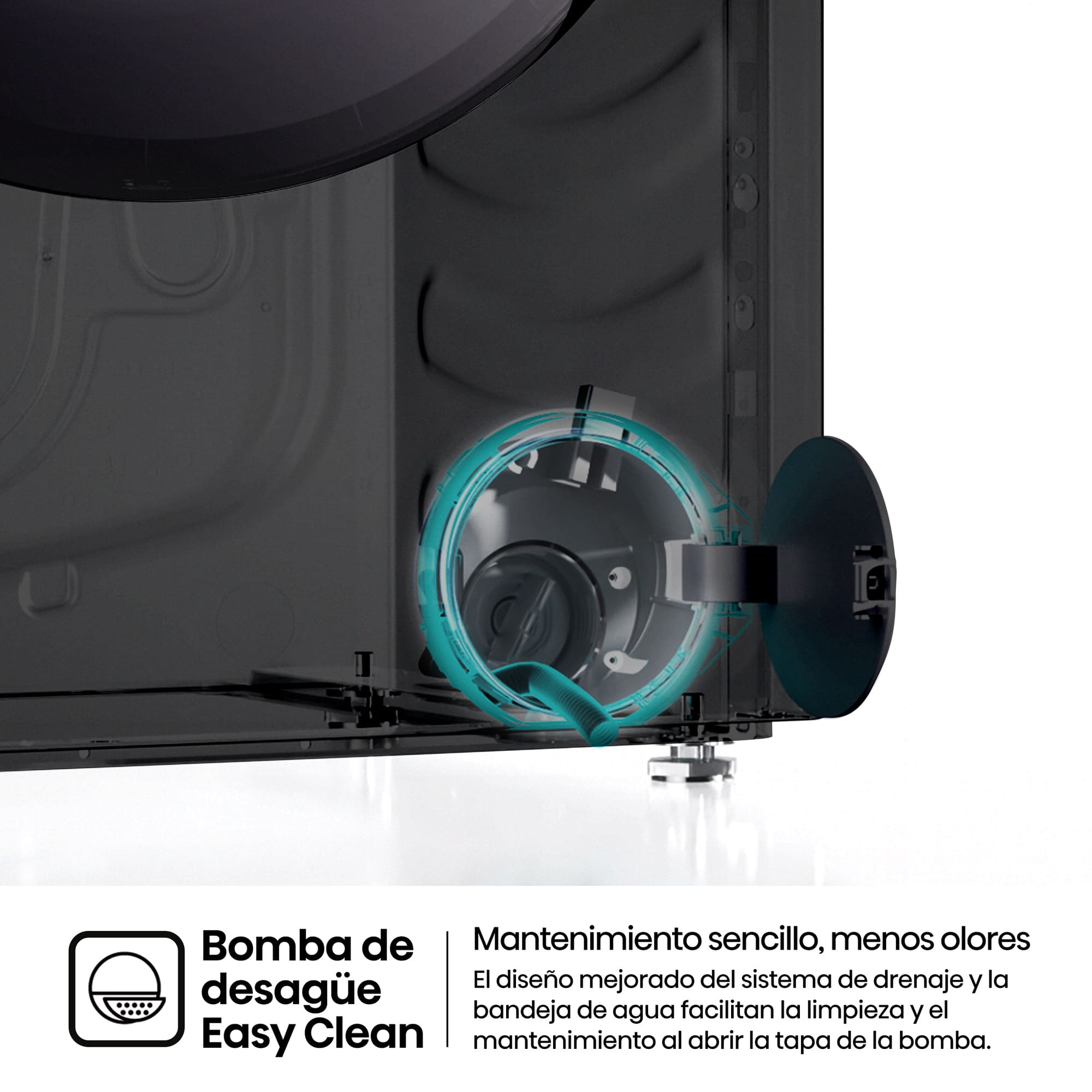 Hisense - WF1I9042BTP2 – Lavadora De Libre Instalación, Clase A, 9 Kg, 1400 rpm, Inox