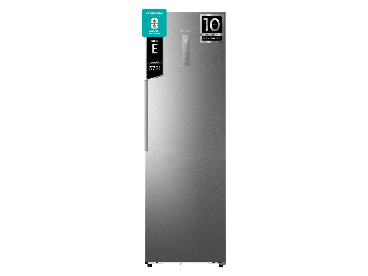 Hisense - RL3K370SAIE – Frigorífico 1 Puerta De Libre Instalación Kitchen Fit, Clase E, Capacidad 372L, Color Inox, , 