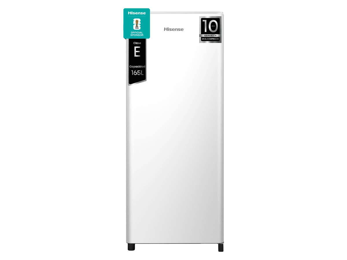 RR220D4BWE - Frigorífico 1 Puerta De Libre Instalación, Clase E, Capacidad 165L, Color Blanco