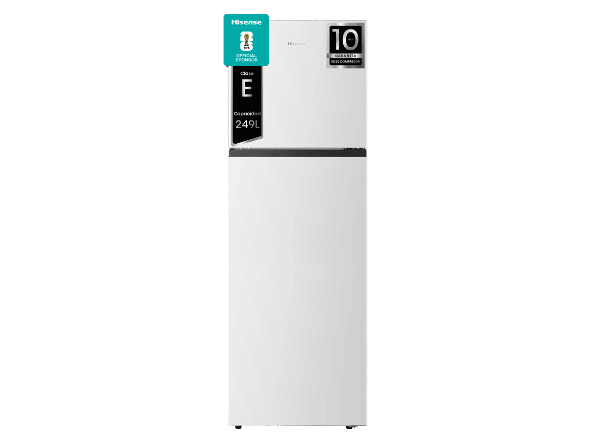 RT327N4AWE - 2 Puertas De Libre Instalación, Clase E, Capacidad 249L, Color Blanco