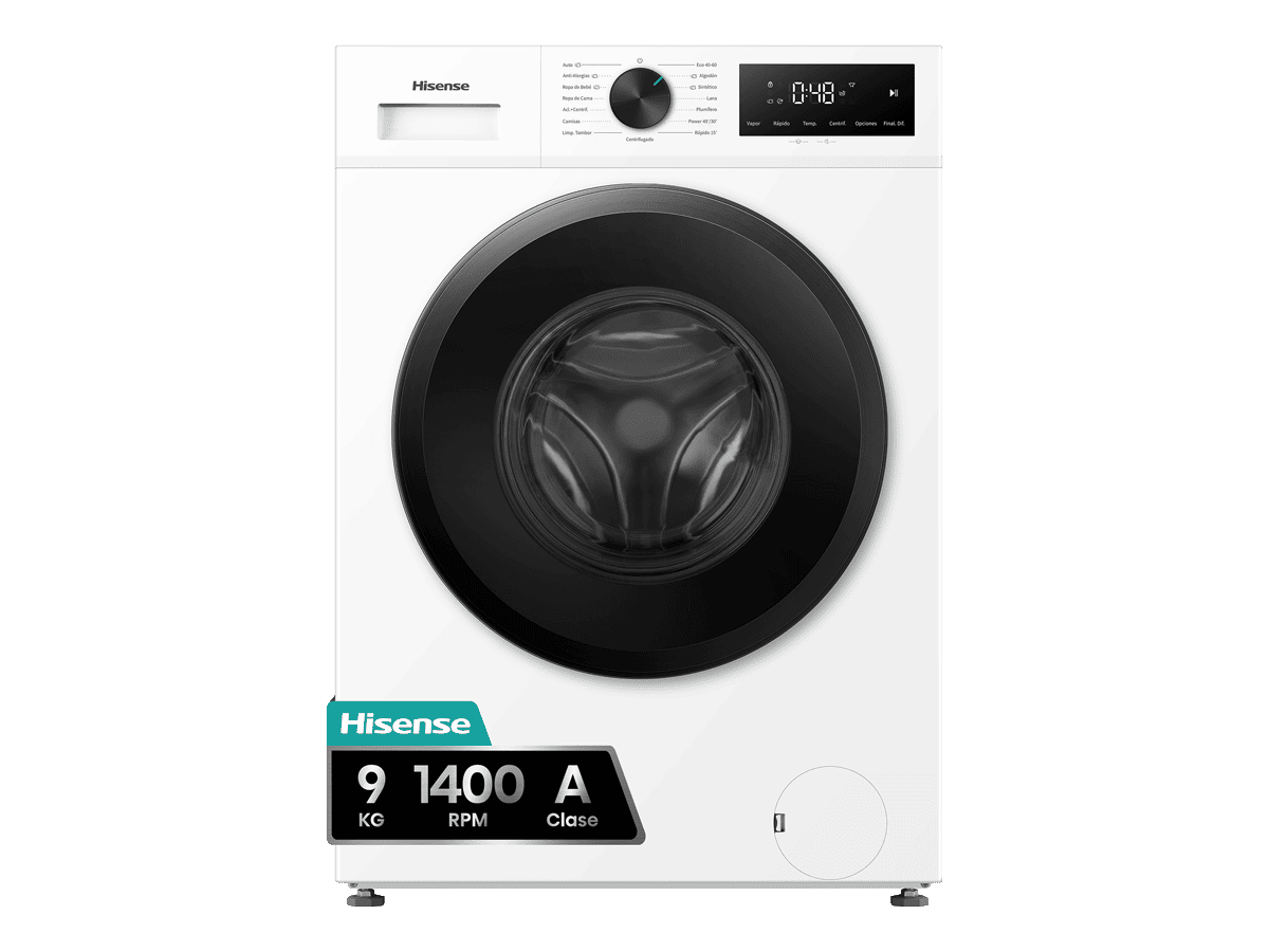 WF1I9042BWP2 - Lavadora De Libre Instalación, Clase A, 9 Kg, 1400 rpm, Blanco