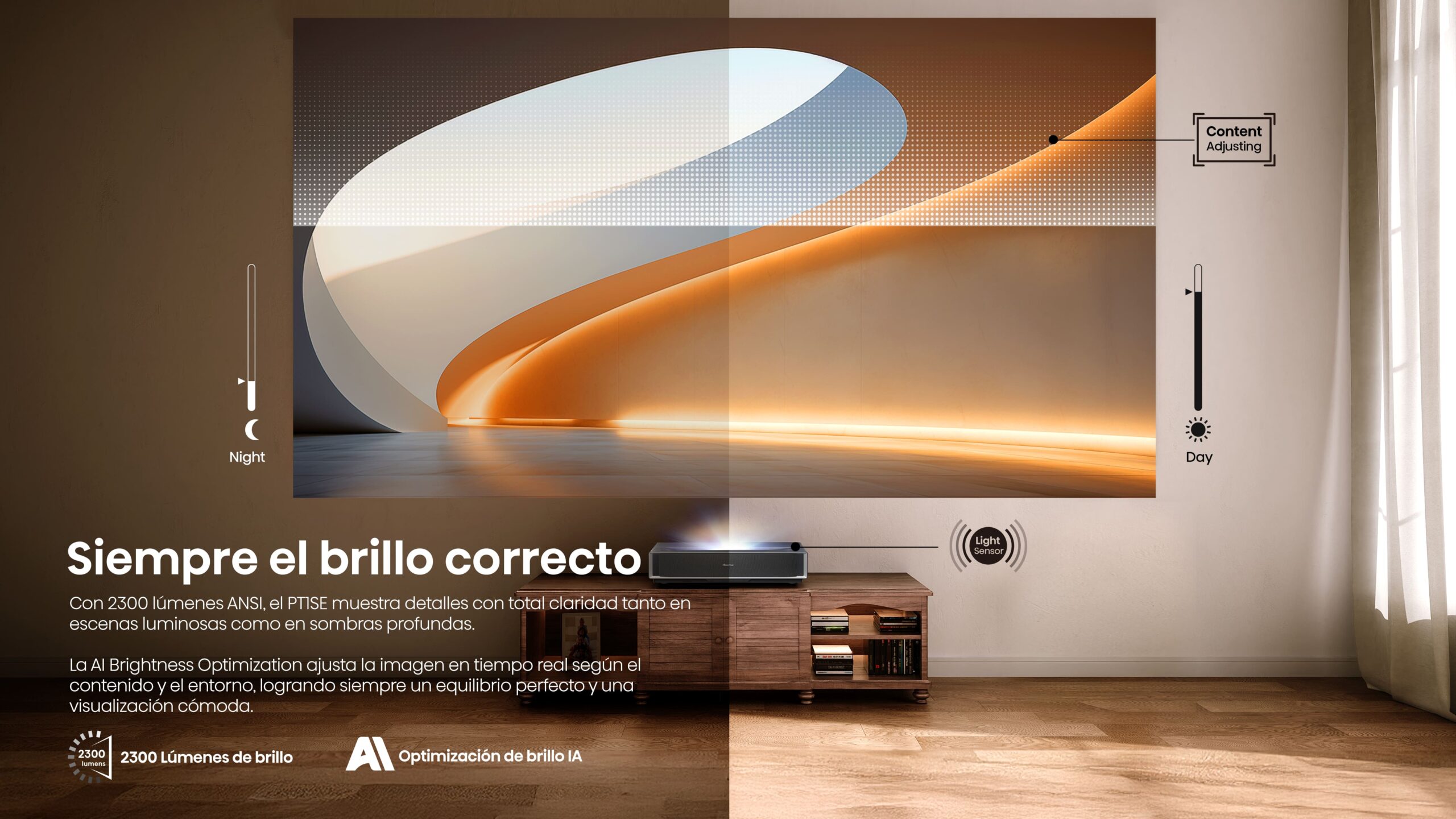 04. 2300 lúmenes de brillo