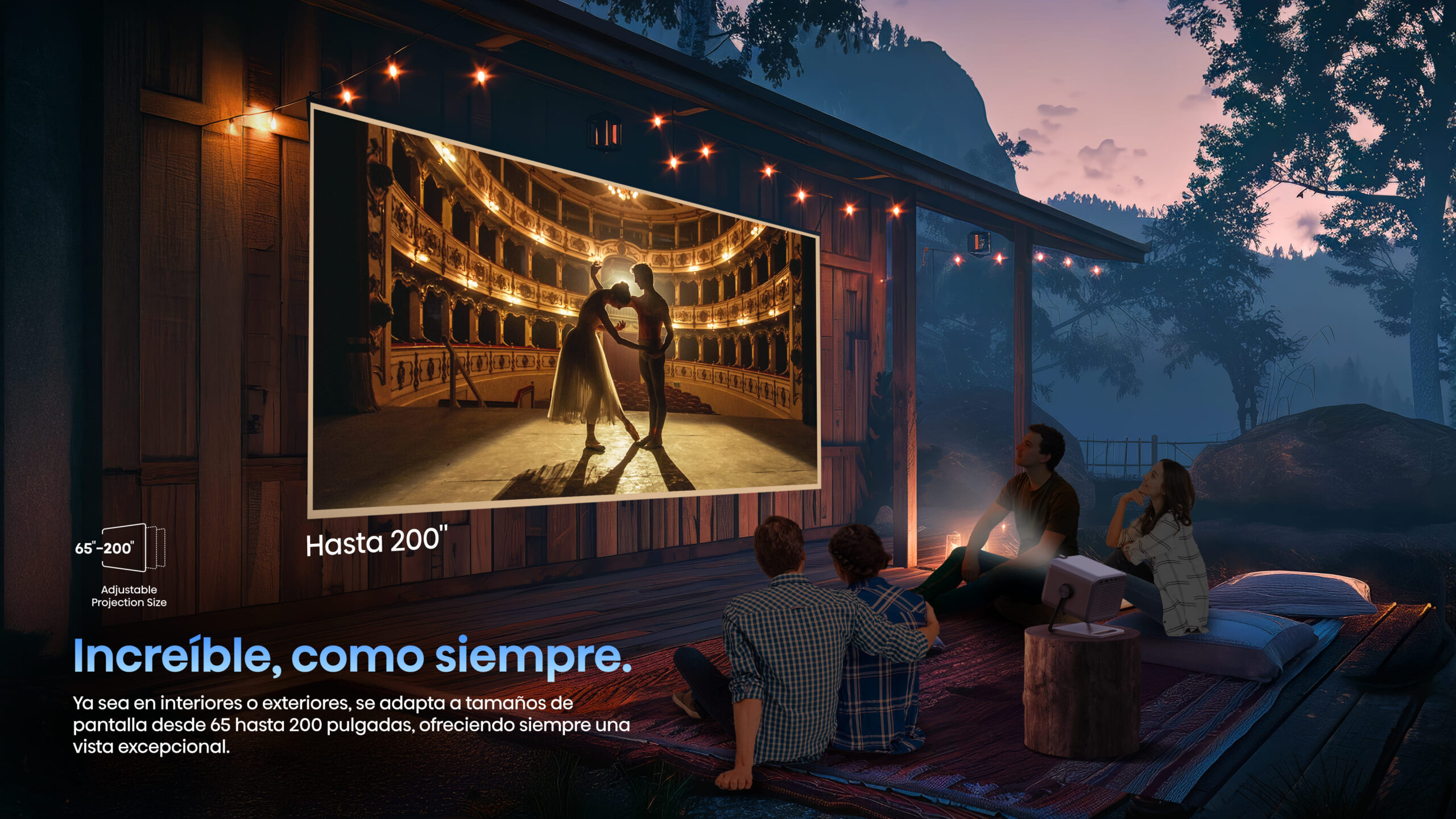 06-65-200-Tamaño de proyección súper ancho