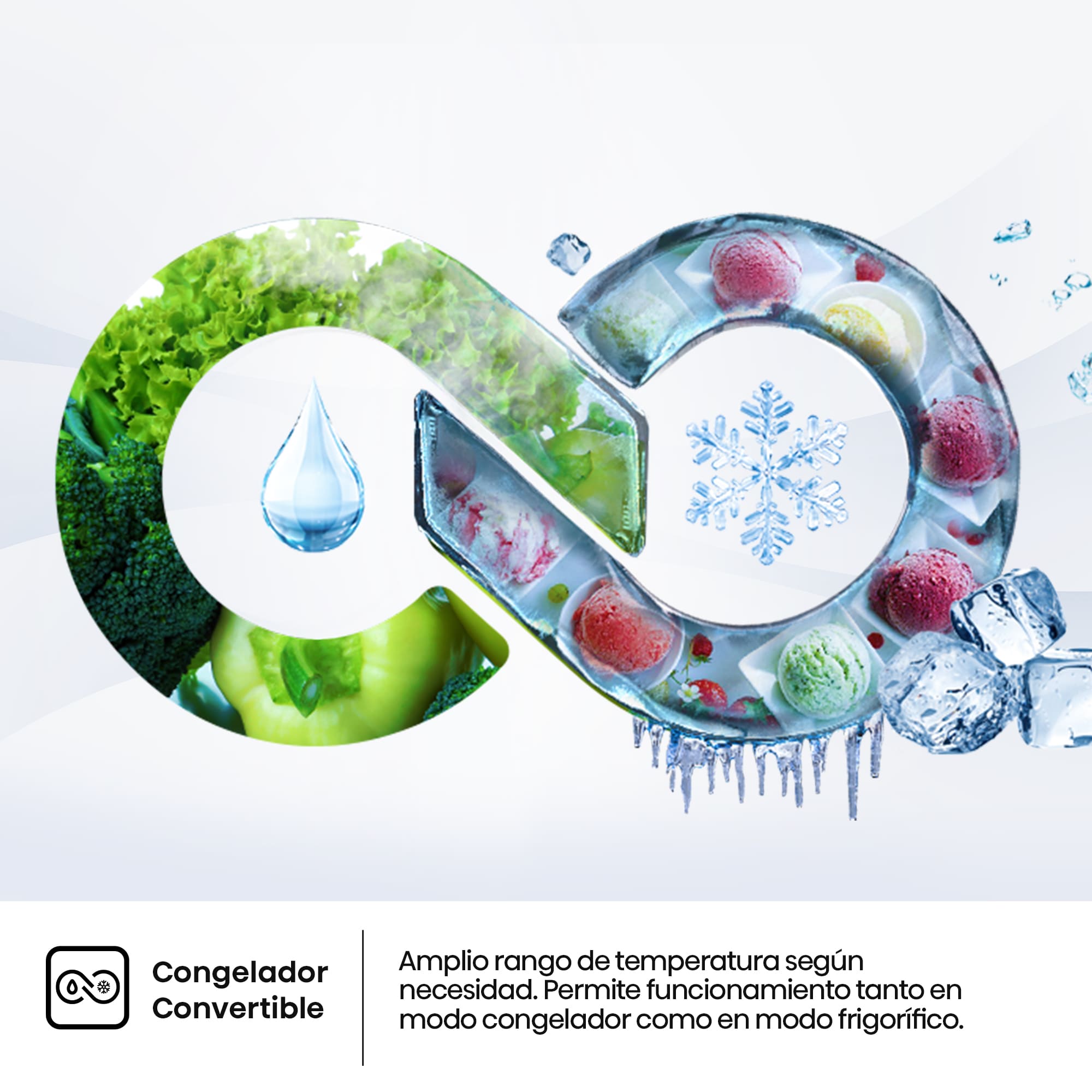 Hisense - RB3B370SAWD1 – Frigorífico Combi 2 Puertas De Integración Puerta Deslizante, Clase D, Capacidad 377L, Color Blanco