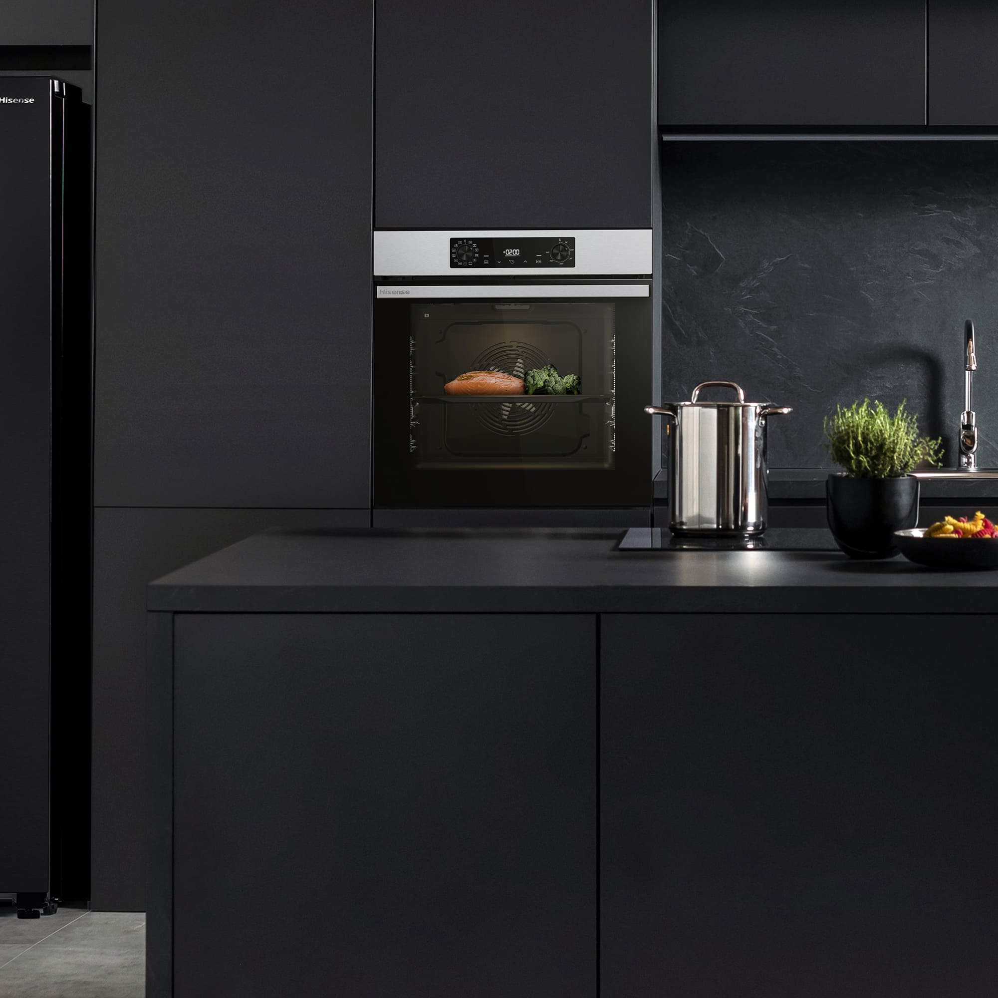 Hisense - BI64226EPX – Horno Pirolítico, Clase A++, Capacidad 78L, Color Inox