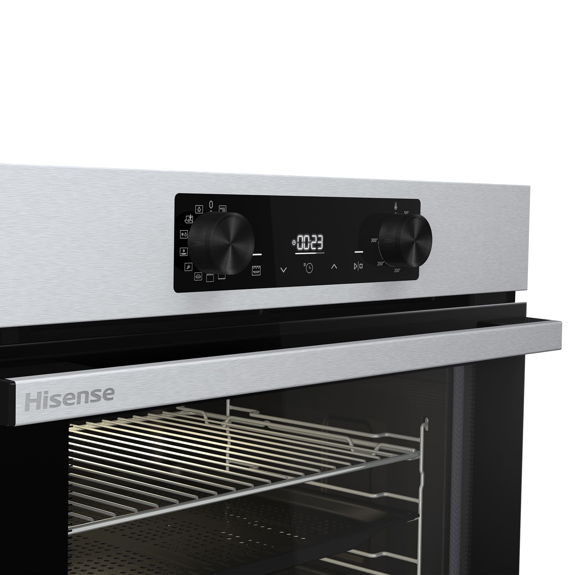 Hisense - BI64216EPX – Horno Pirolítico, Clase A++, Capacidad 78L, Color Inox