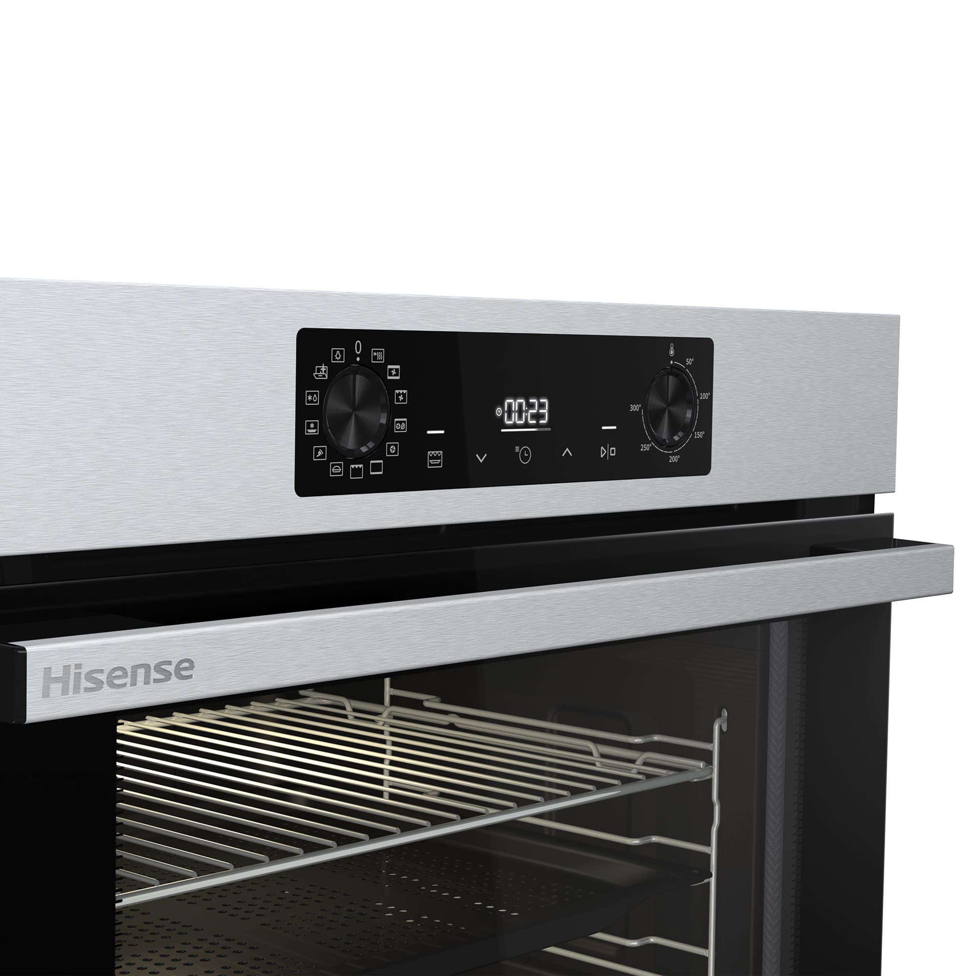 Hisense - BI64226EPX – Horno Pirolítico, Clase A++, Capacidad 78L, Color Inox