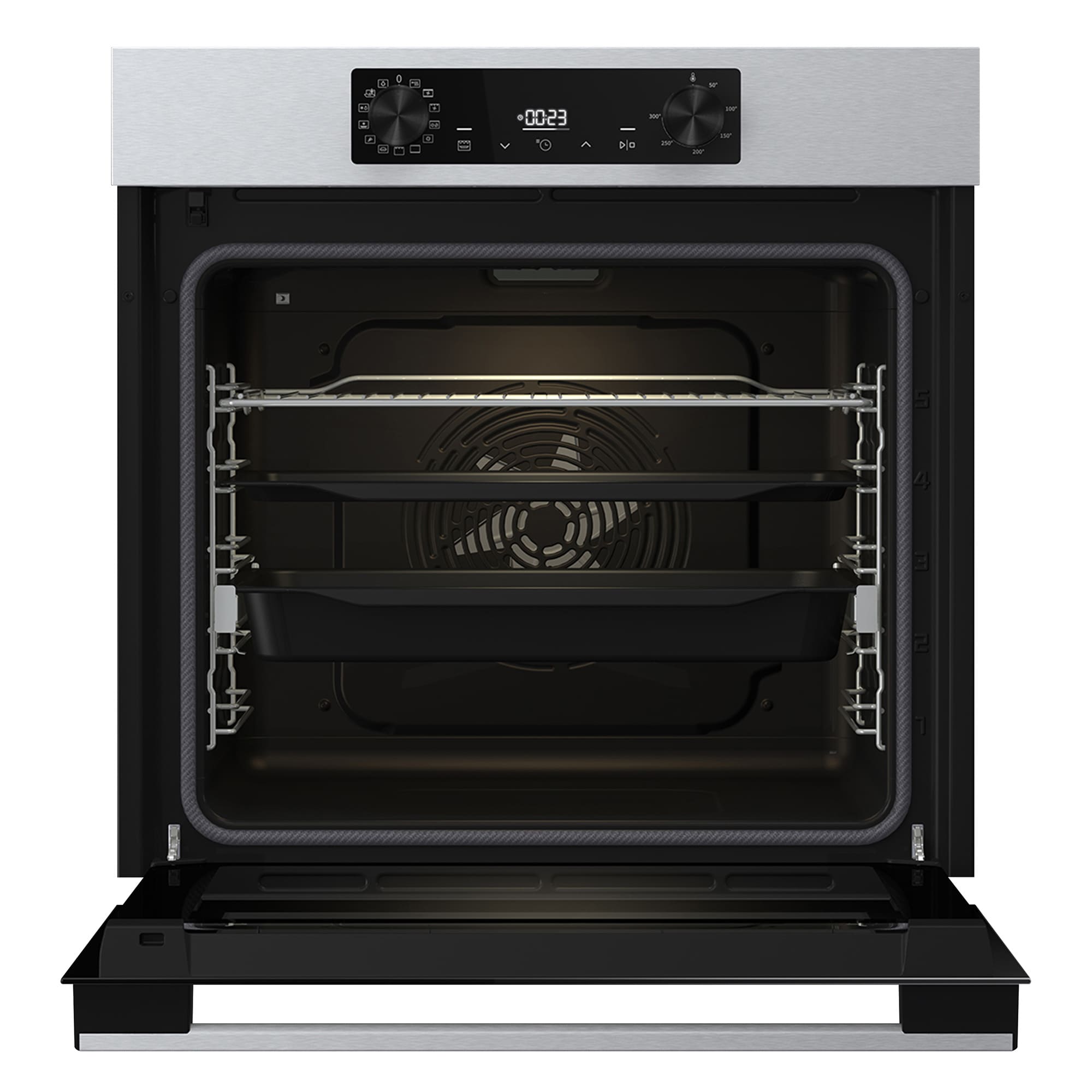 Hisense - BI64216EPX – Horno Pirolítico, Clase A++, Capacidad 78L, Color Inox