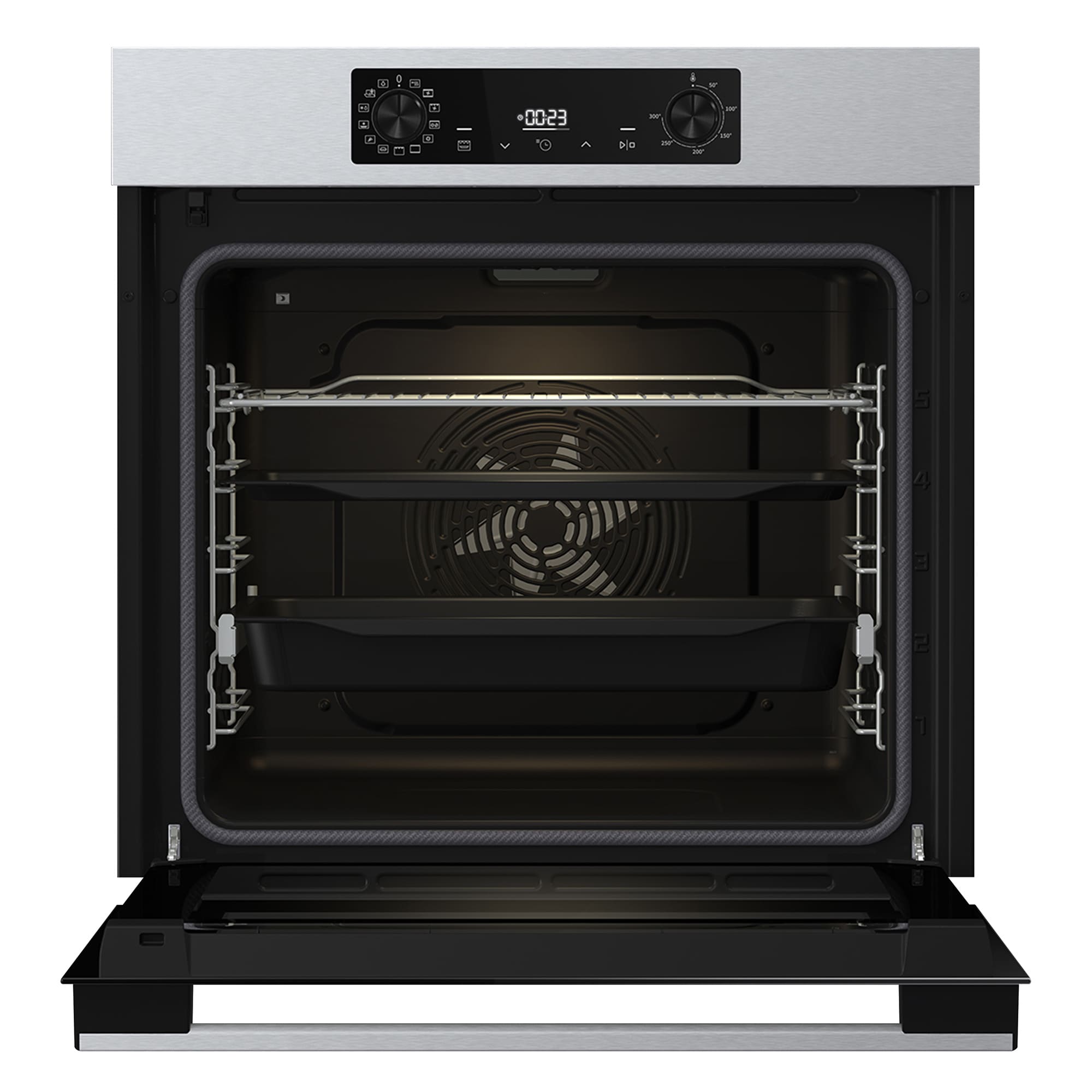 Hisense - BI64223EPX – Horno Pirolítico, Clase A++, Capacidad 78L, Color Inox