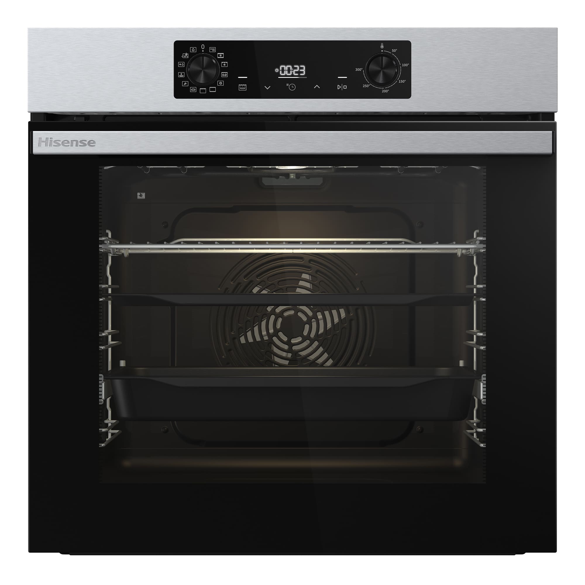 Hisense - BI64223EPX – Horno Pirolítico, Clase A++, Capacidad 78L, Color Inox