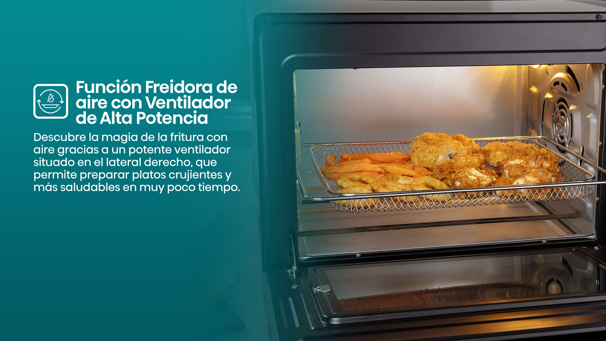 2-2-Air Fryer Function with Big Power Fan