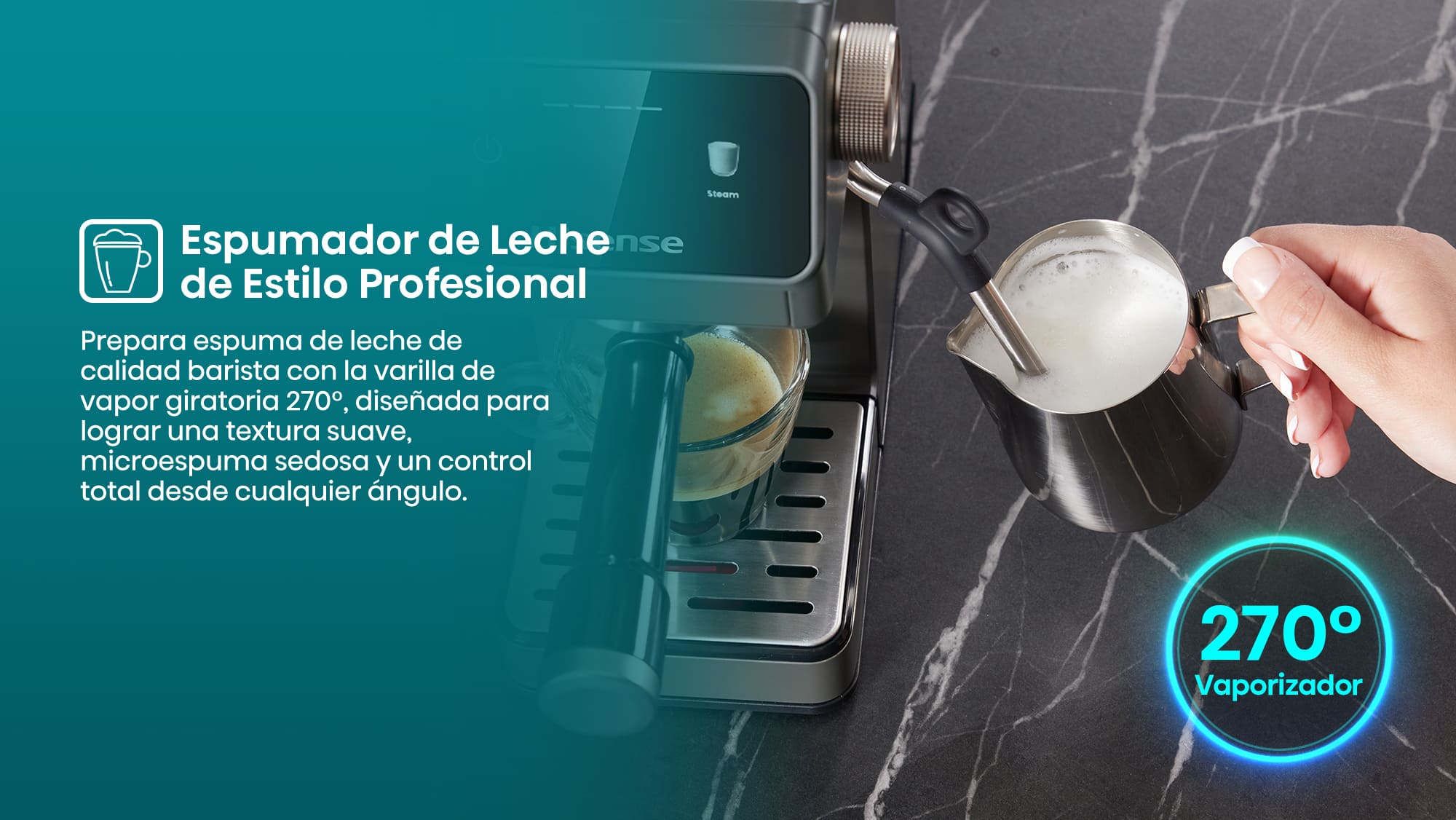 3-1-Professional-Style Milk Frothing