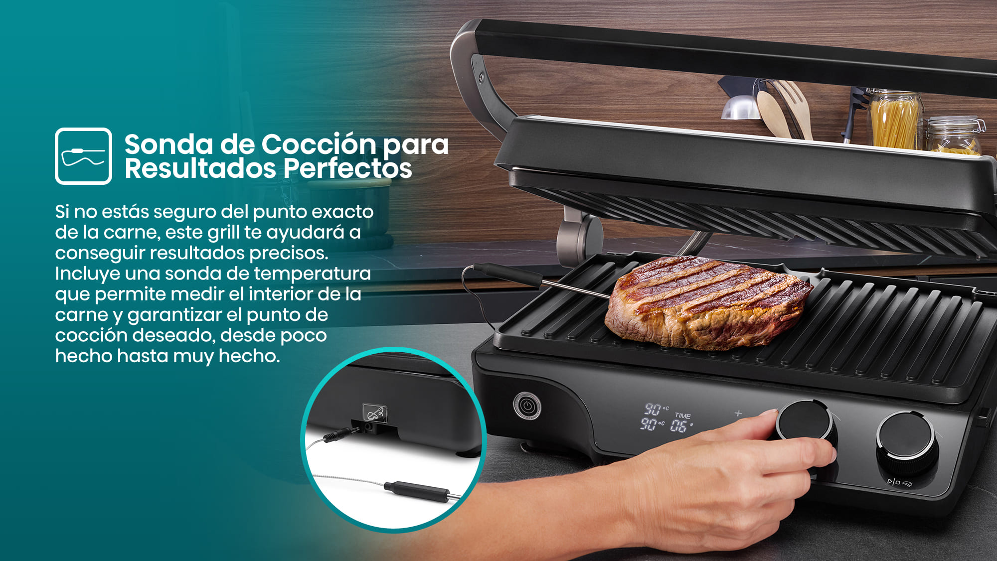 3-2-Steak probe for perfect results