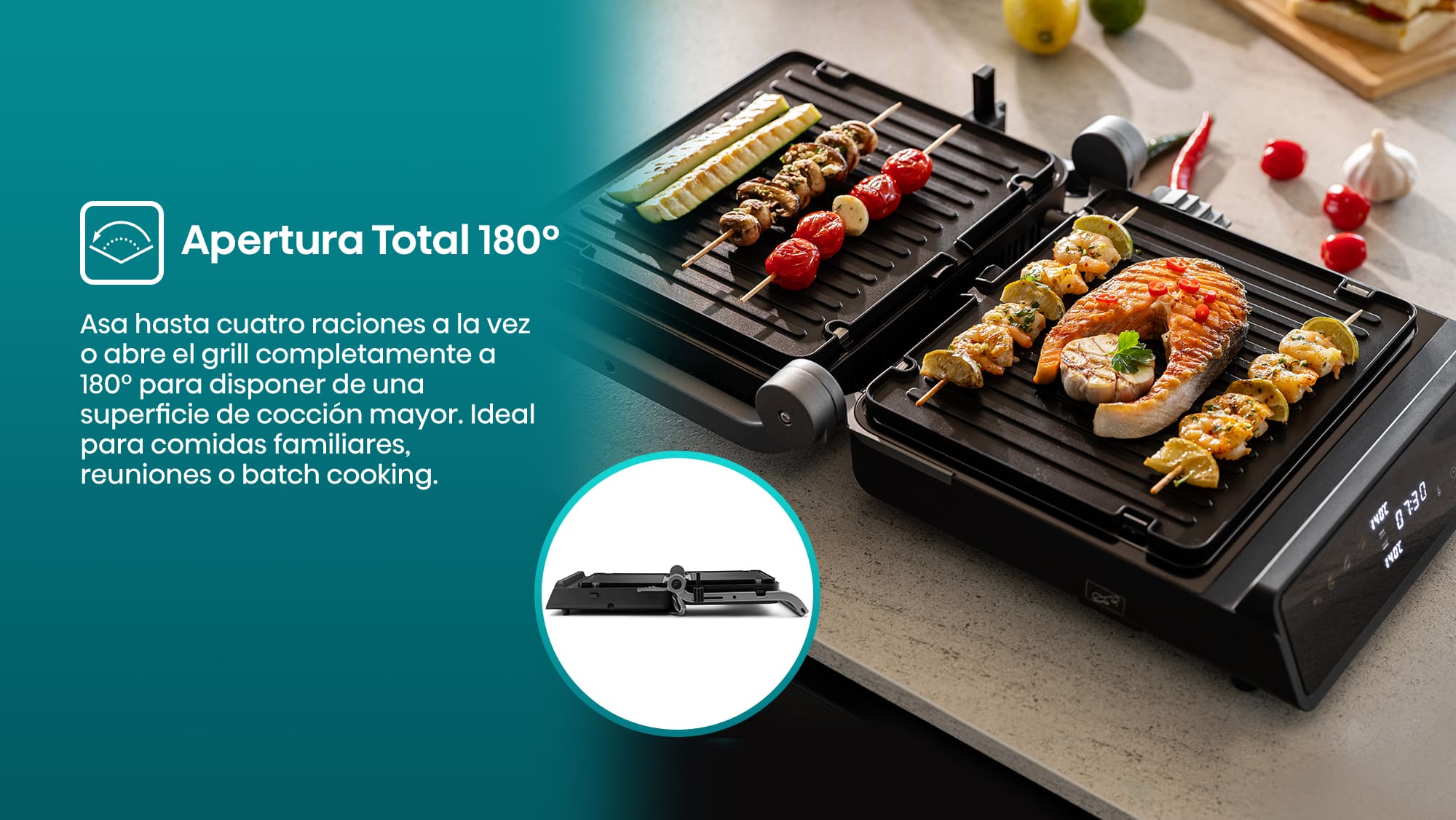 4-1-180° Open Grilling