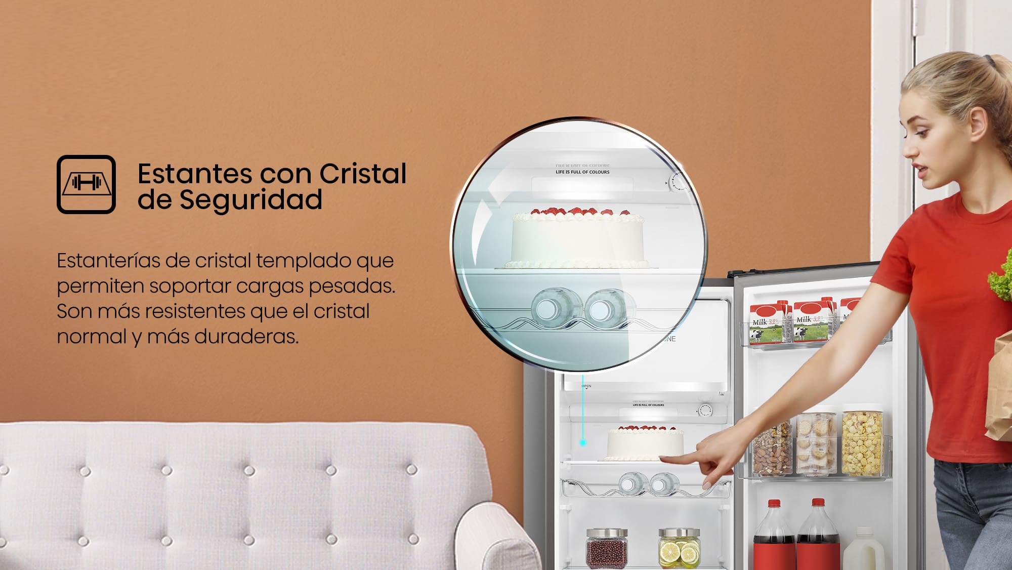 5.8-Estantes con cristal de seguridad
