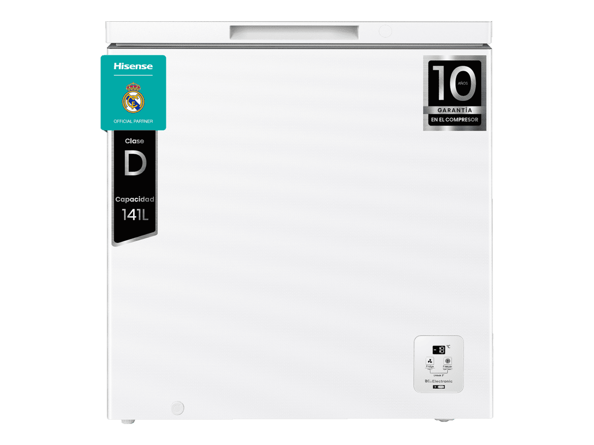 FT200N1AWDL - Arcón Congelador, Clase D, Capacidad 198L, Color Blanco