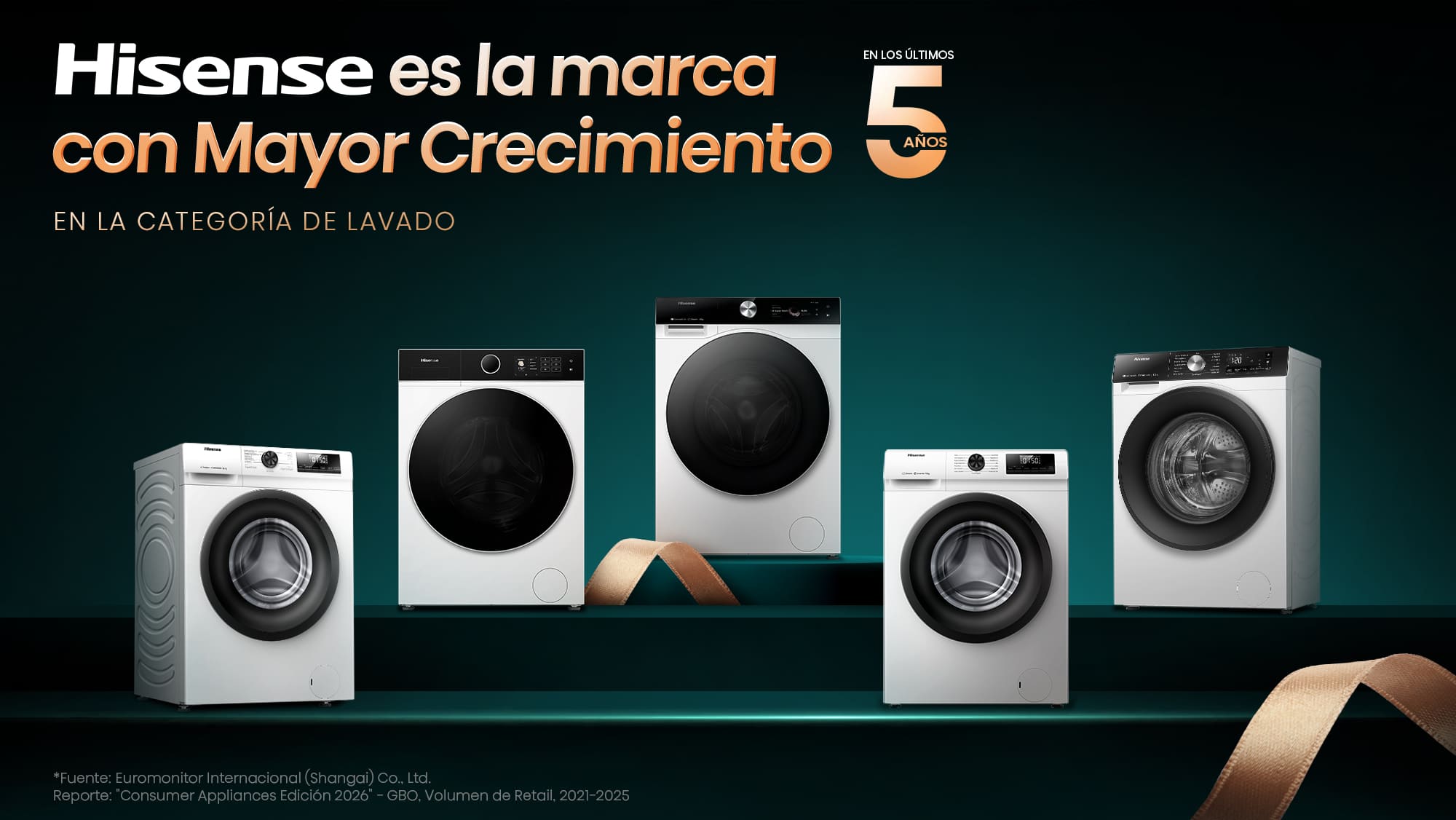 Imagen Hisense la marca con mayor crecimiento