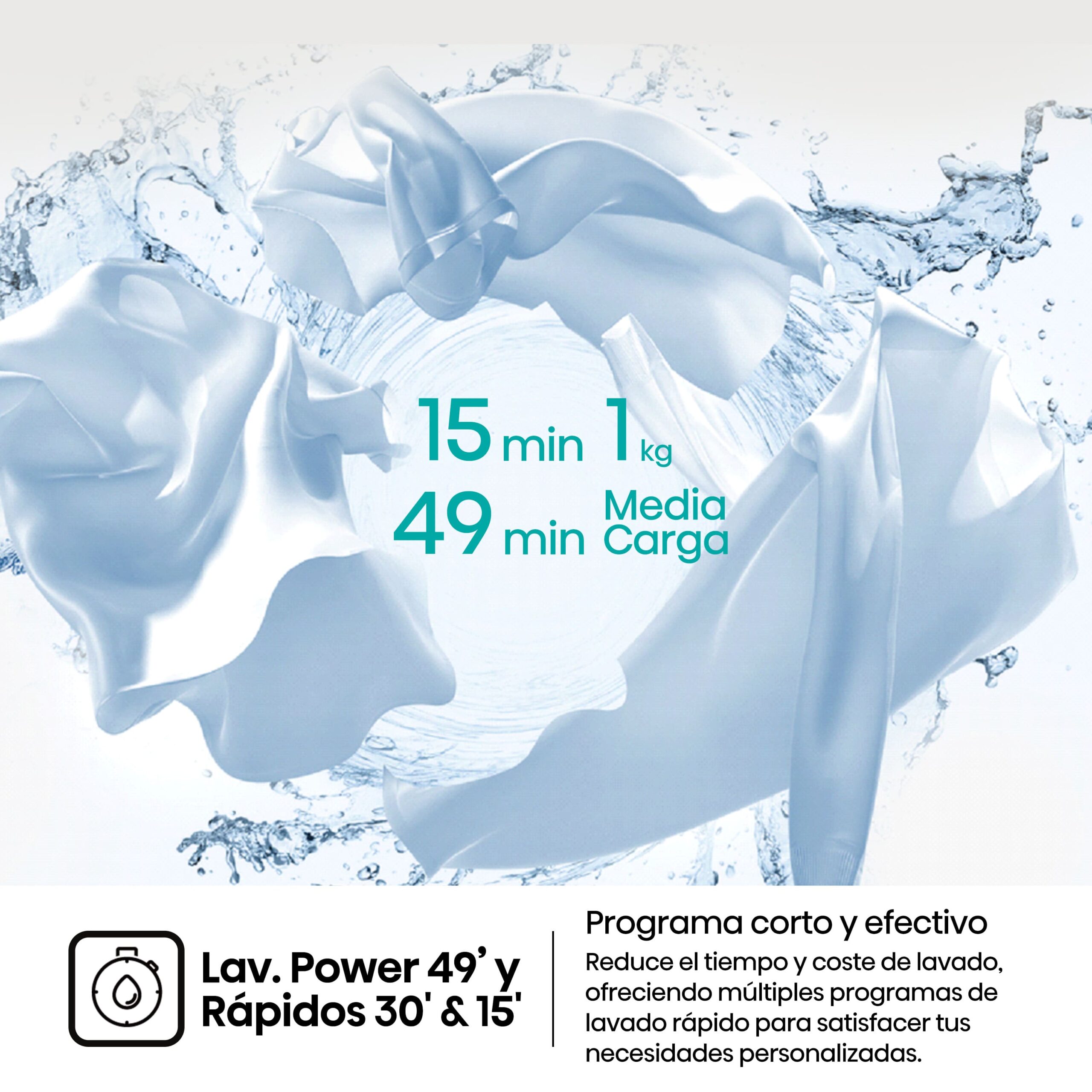 Hisense - WF1I1142BWL – Lavadora De Libre Instalación, A, 11 Kg, 1400 rpm, Color Blanco