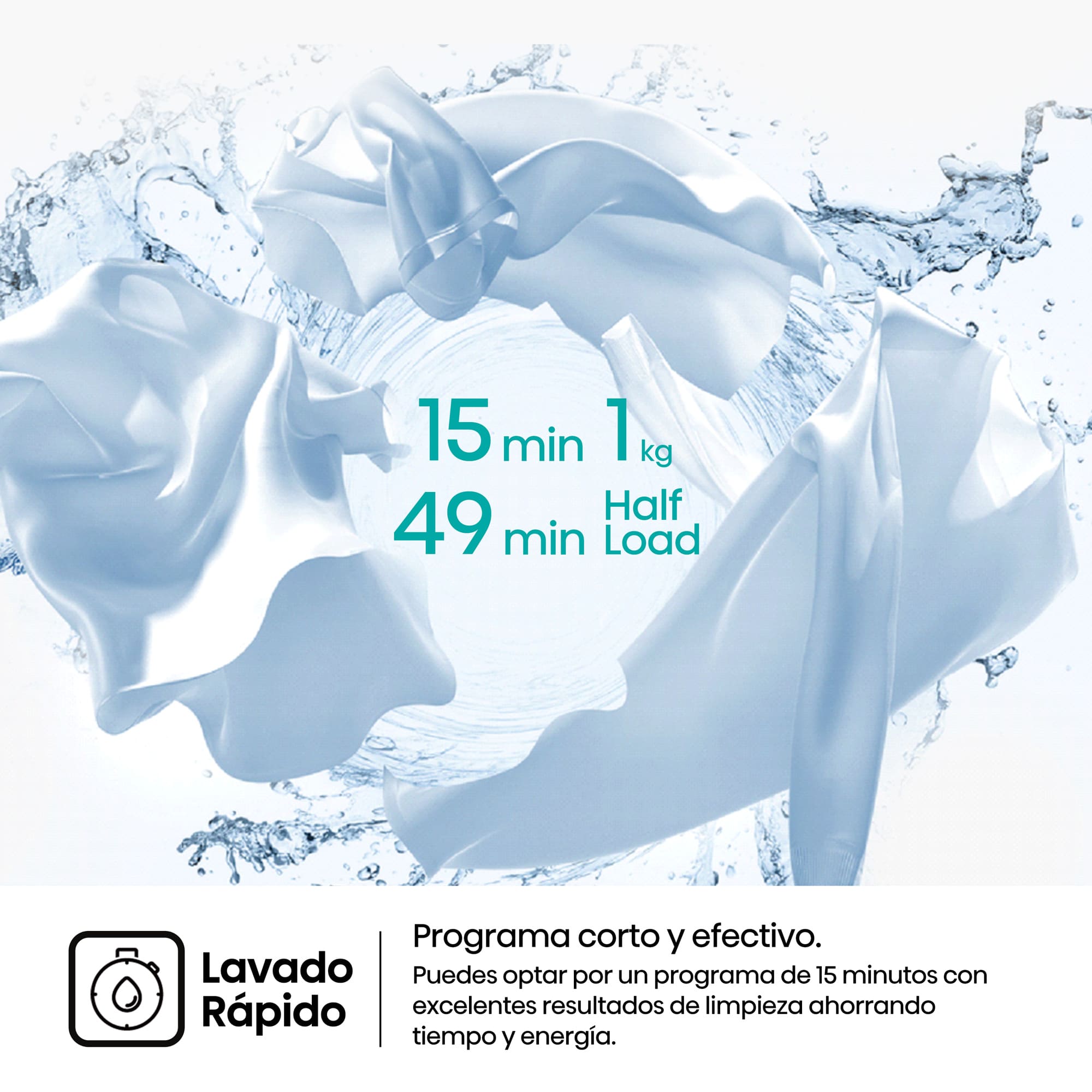 Hisense - WF1I7022BWJ – Lavadora De Libre Instalación, Clase A, 7 Kg, 1200 rpm, Blanco