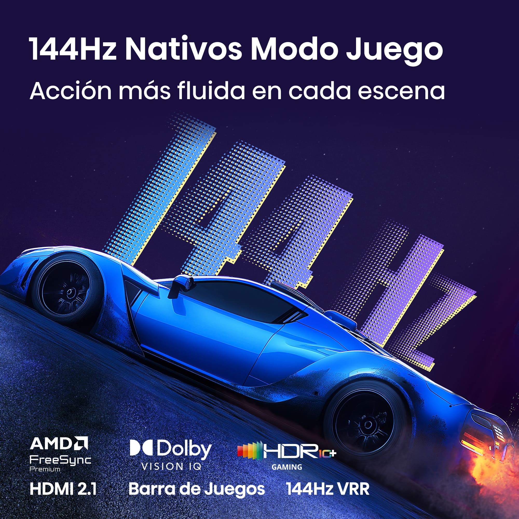 Hisense - Serie E7 PRO QLED Gaming TV Hisense 65E7S PRO