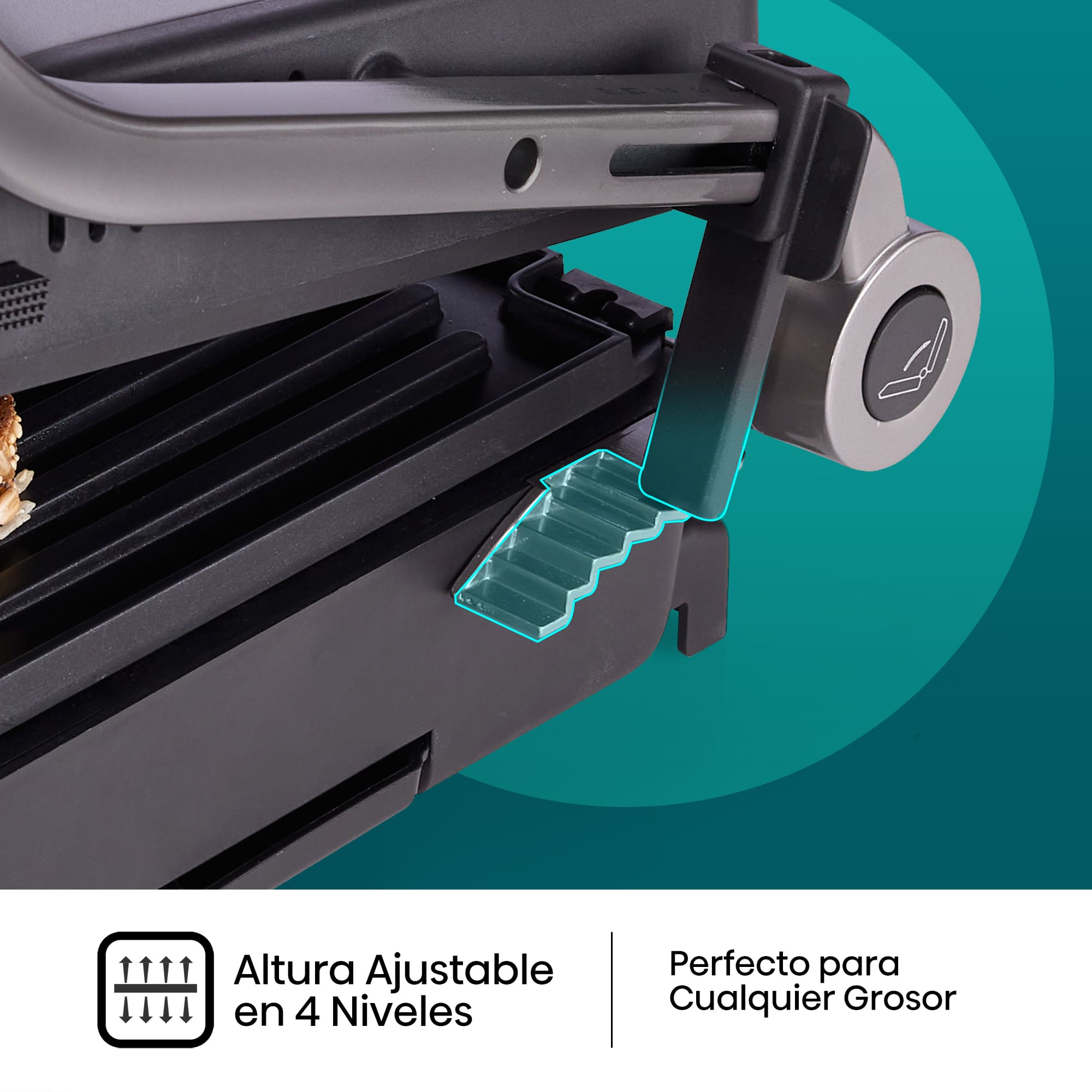 Hisense - Hisense HCG2000XXL Contact Grill XXL 2000 W