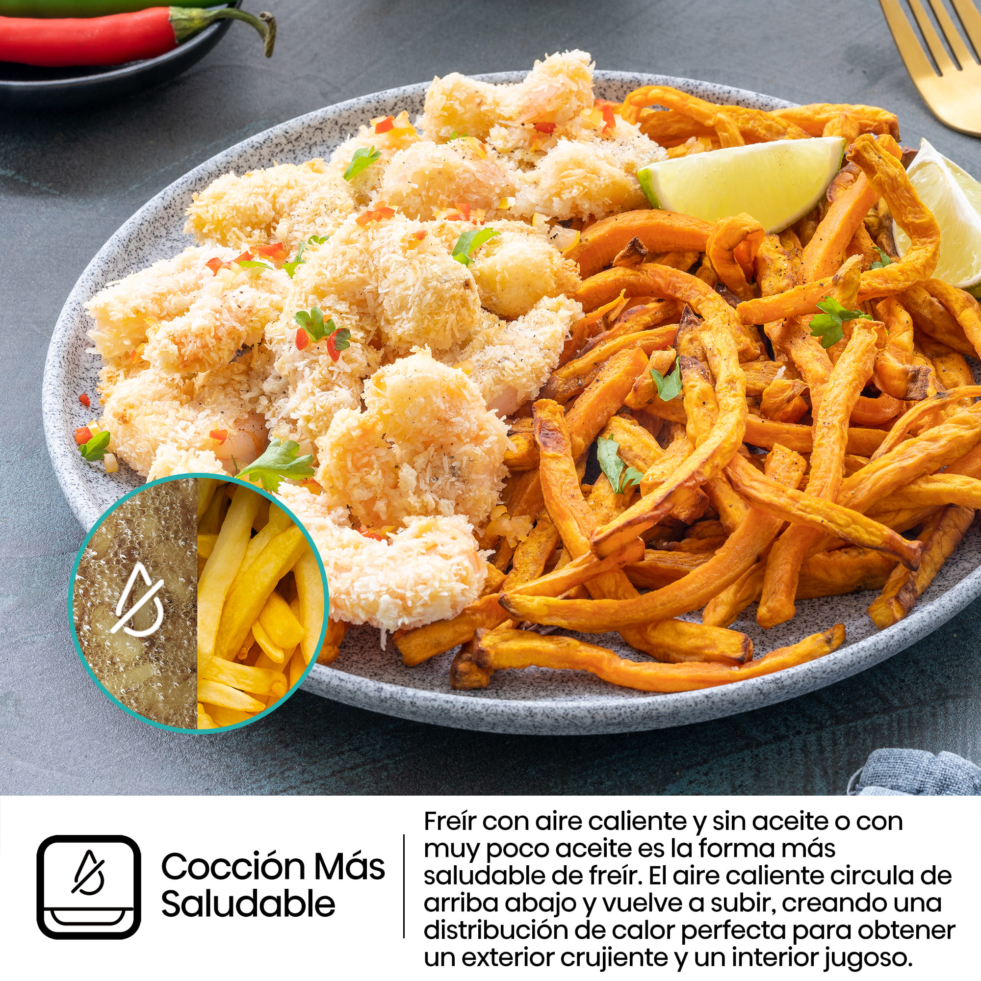 Hisense - Freidora de Aire Hisense HAF2900D