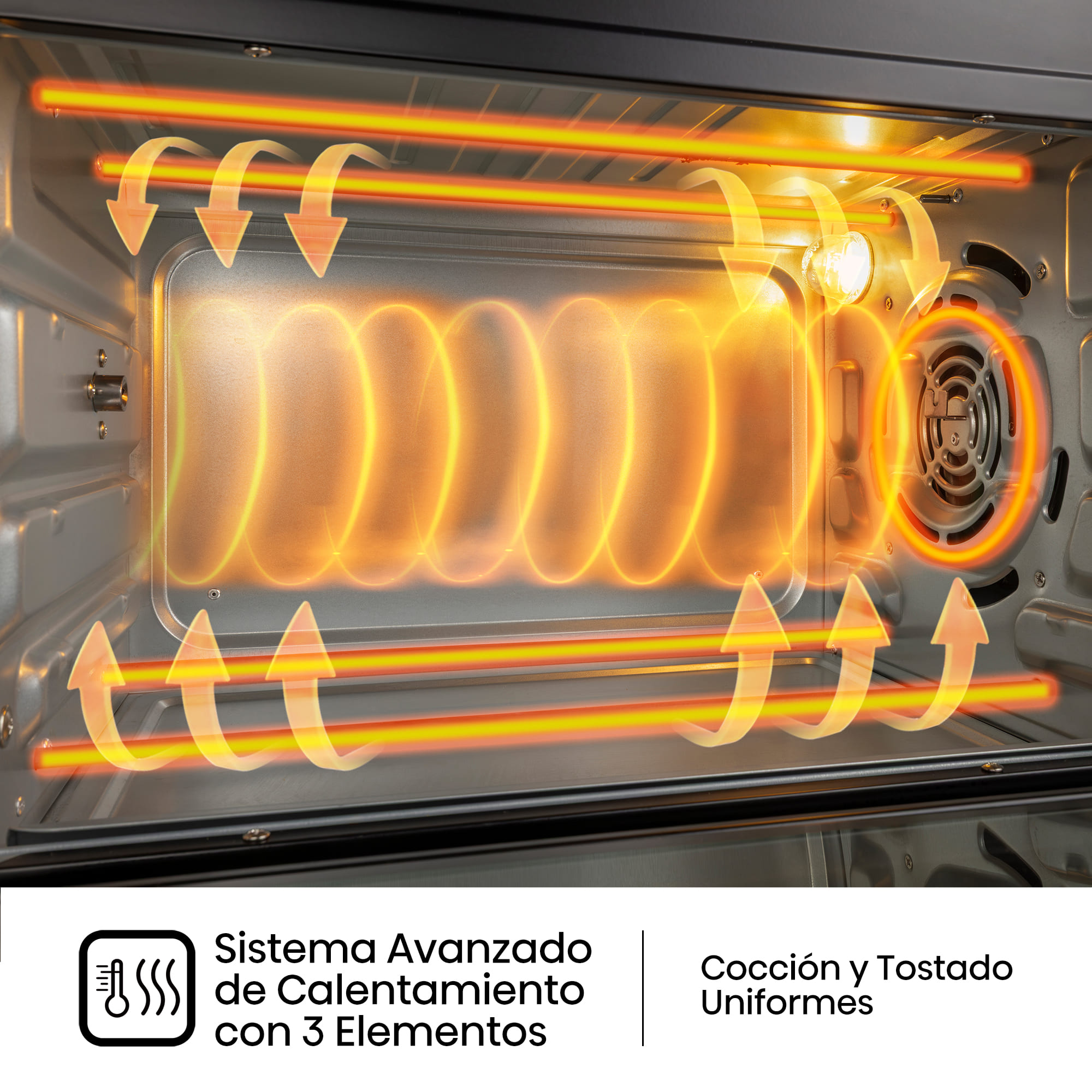 Hisense - Mini Horno Air Fryer Hisense HOM30AF