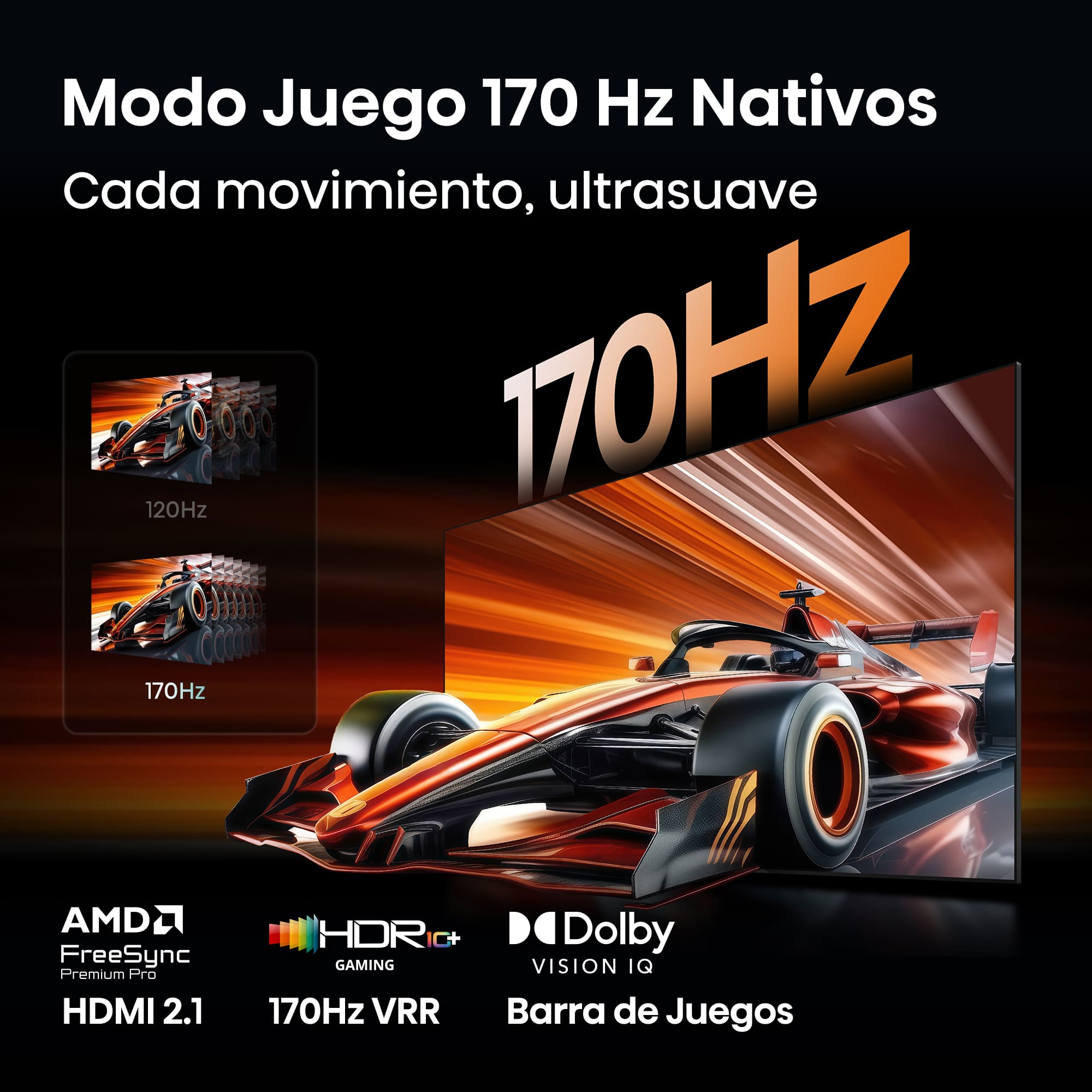 Hisense - Serie UR9 RGB MiniLED TV Hisense 65UR9S