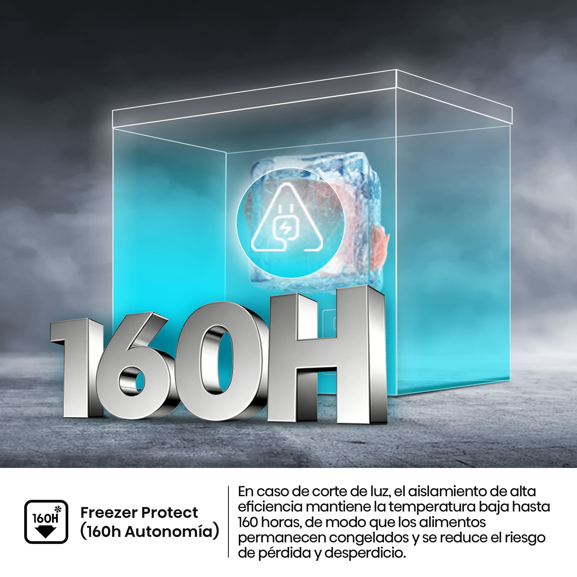 Hisense - FT200N1AWDL – Arcón Congelador, Clase D, Capacidad 198L, Color Blanco